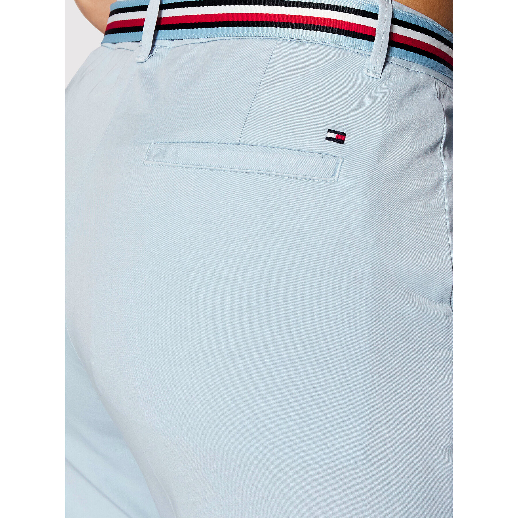 Tommy Hilfiger Pantaloni chino Hailey WW0WW34703 Albastru Slim Fit - Pled.ro