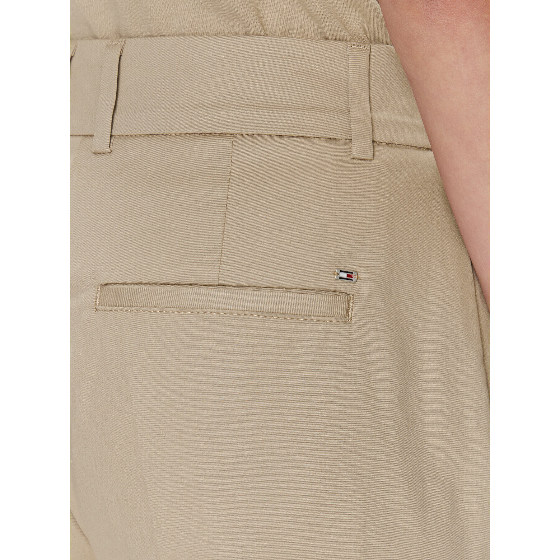 Tommy Hilfiger Pantaloni chino WW0WW40504 Bej Straight Fit - Pled.ro