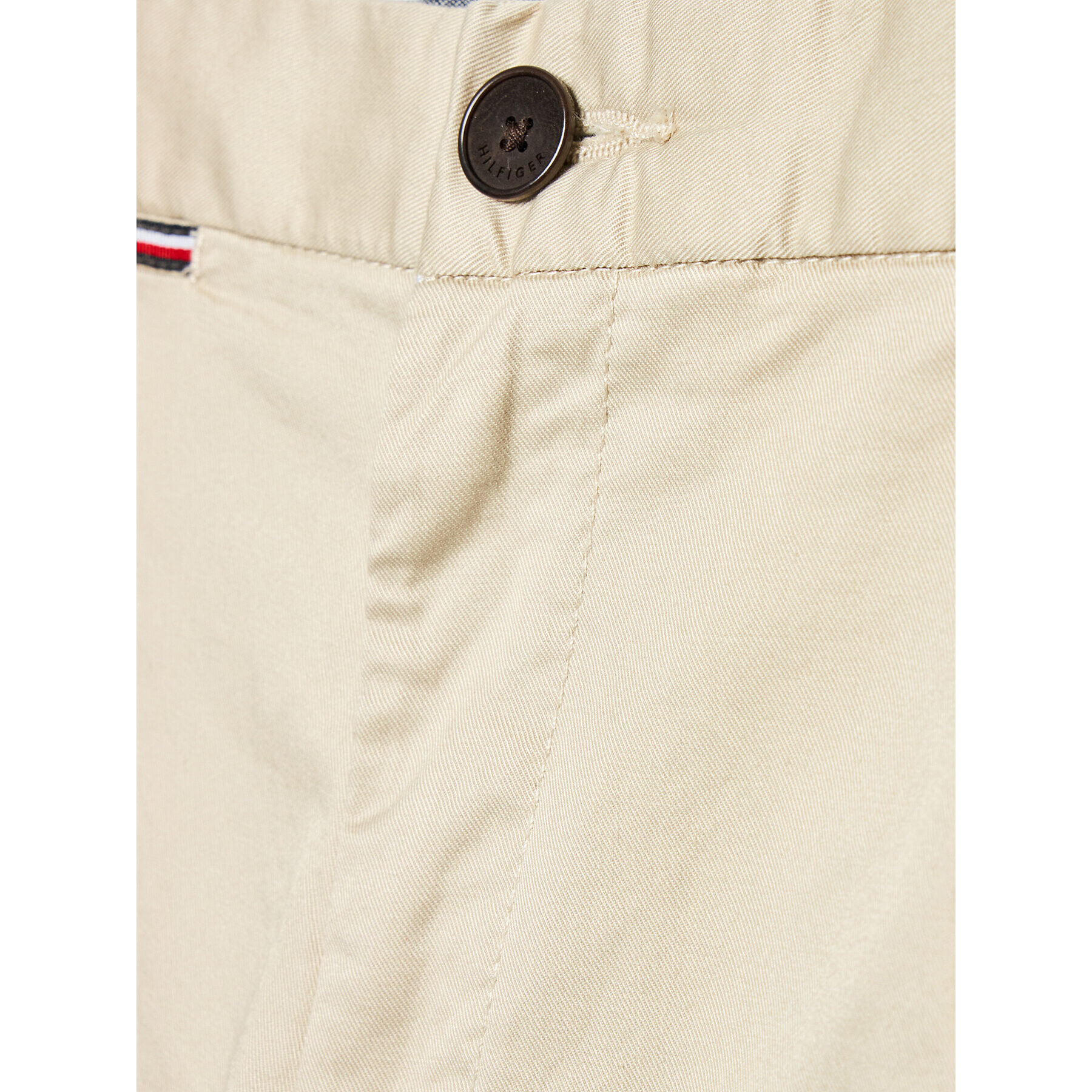 Tommy Hilfiger Pantaloni din material 1985 Chino KB0KB07392 Bej Slim Fit - Pled.ro