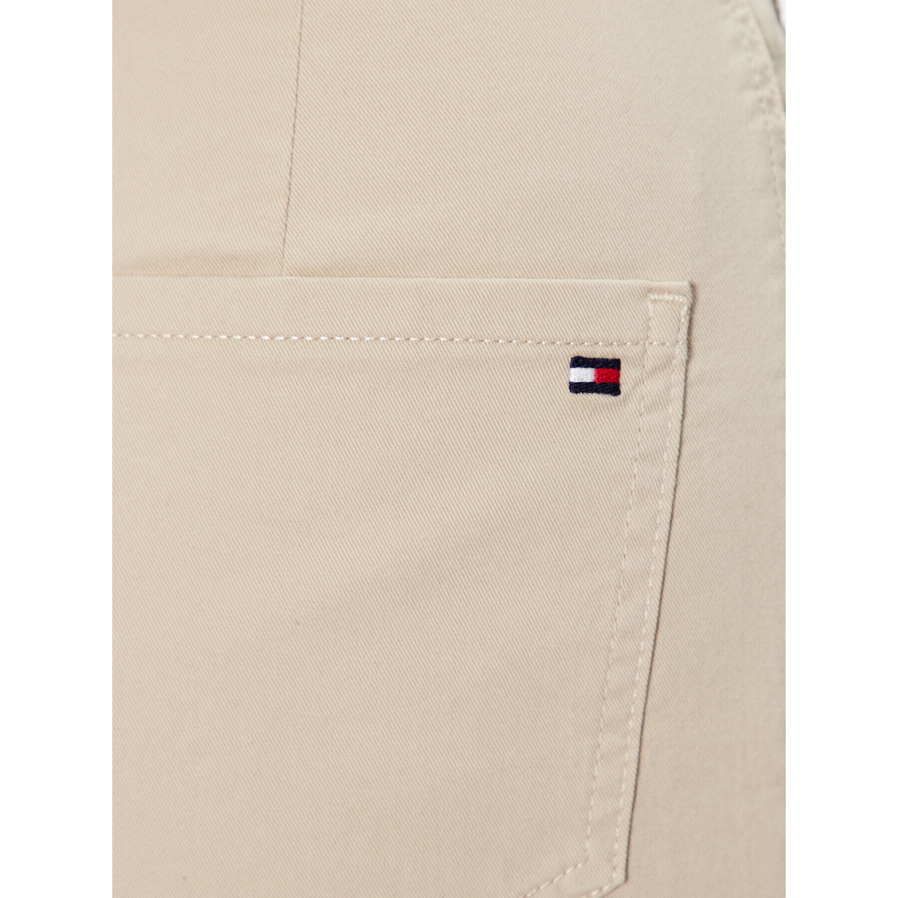 Tommy Hilfiger Pantaloni din material 1985 WW0WW38726 Bej Regular Fit - Pled.ro