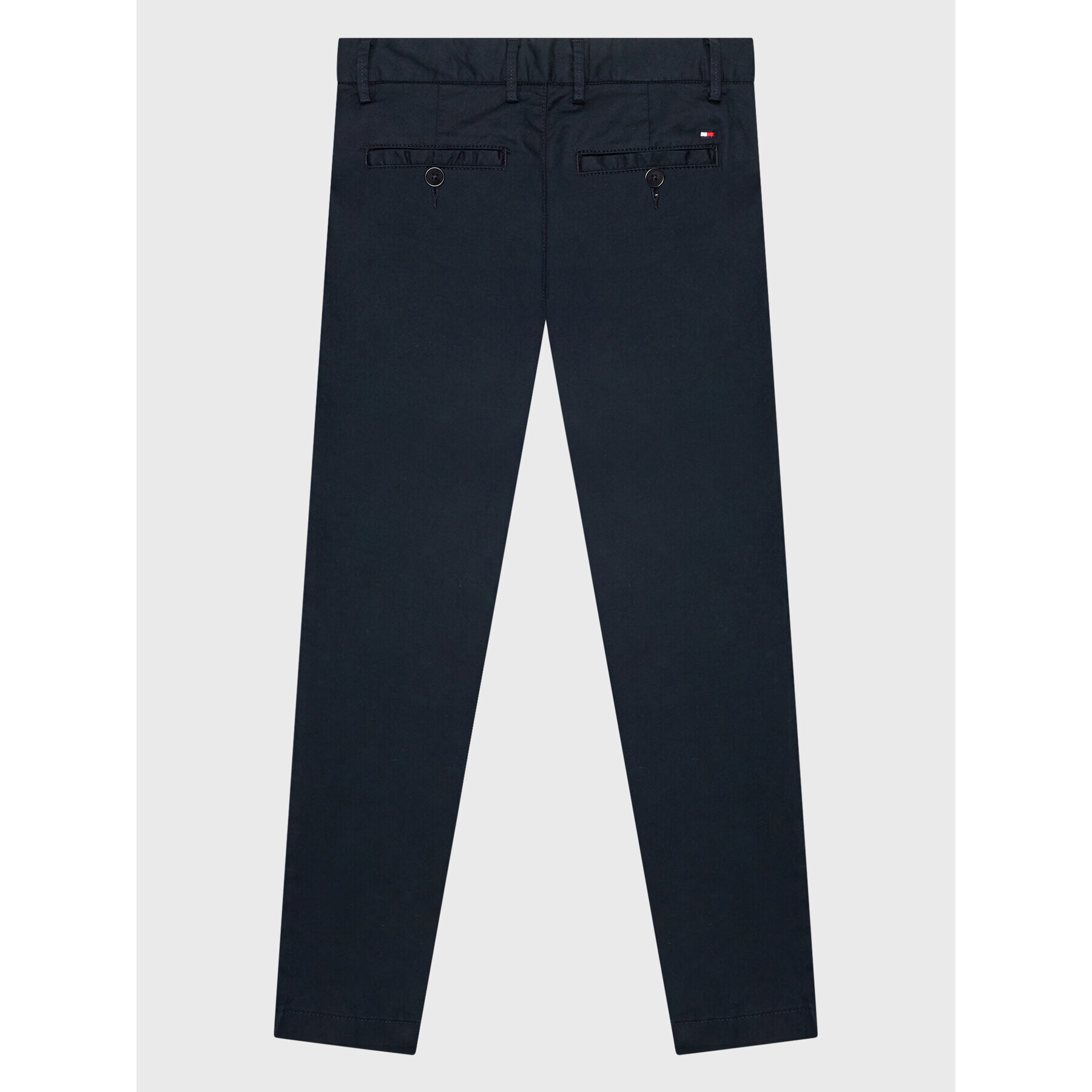 Tommy Hilfiger Pantaloni din material KB0KB07392 Bleumarin Slim Fit - Pled.ro