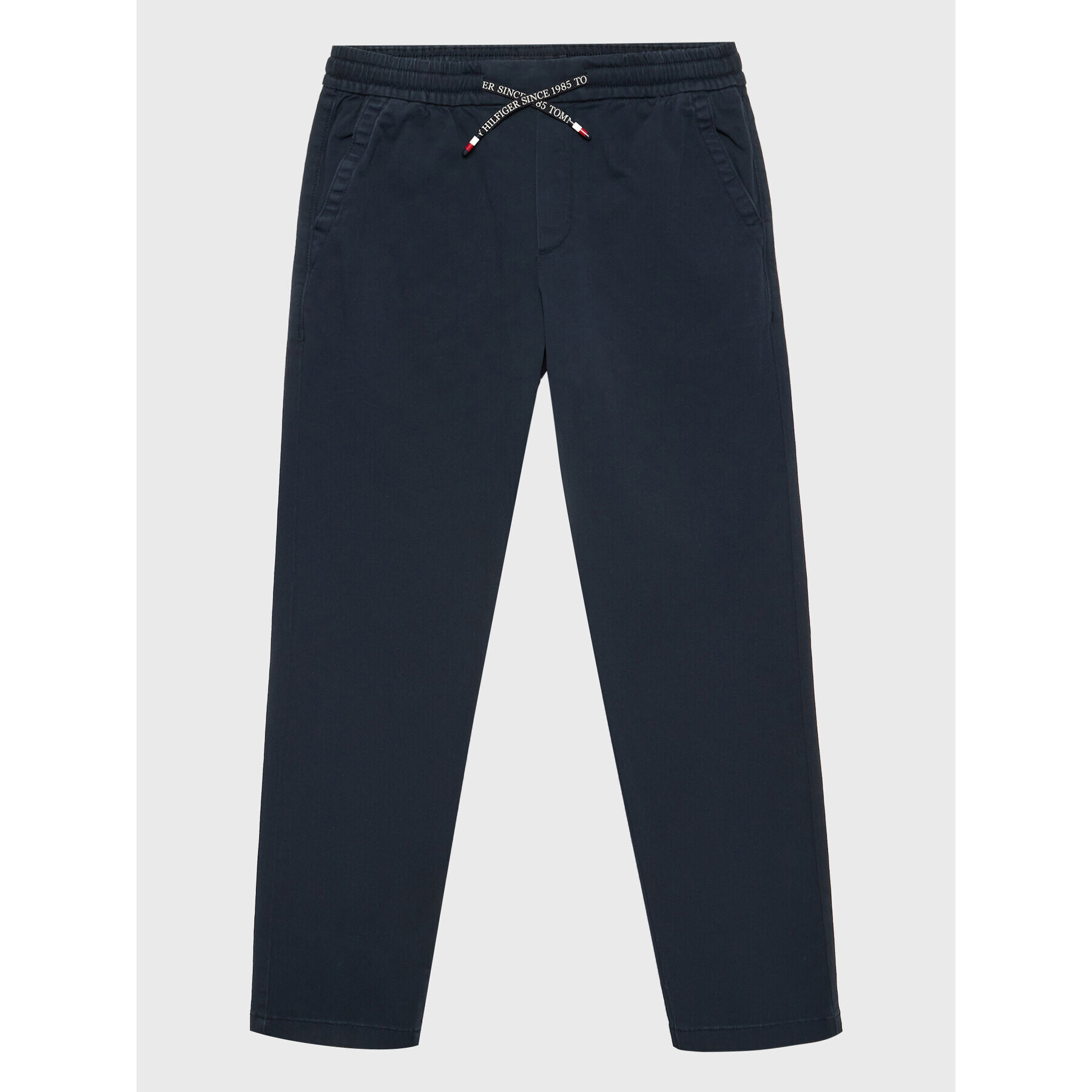 Tommy Hilfiger Pantaloni din material KB0KB07980 D Bleumarin Tapered Fit - Pled.ro