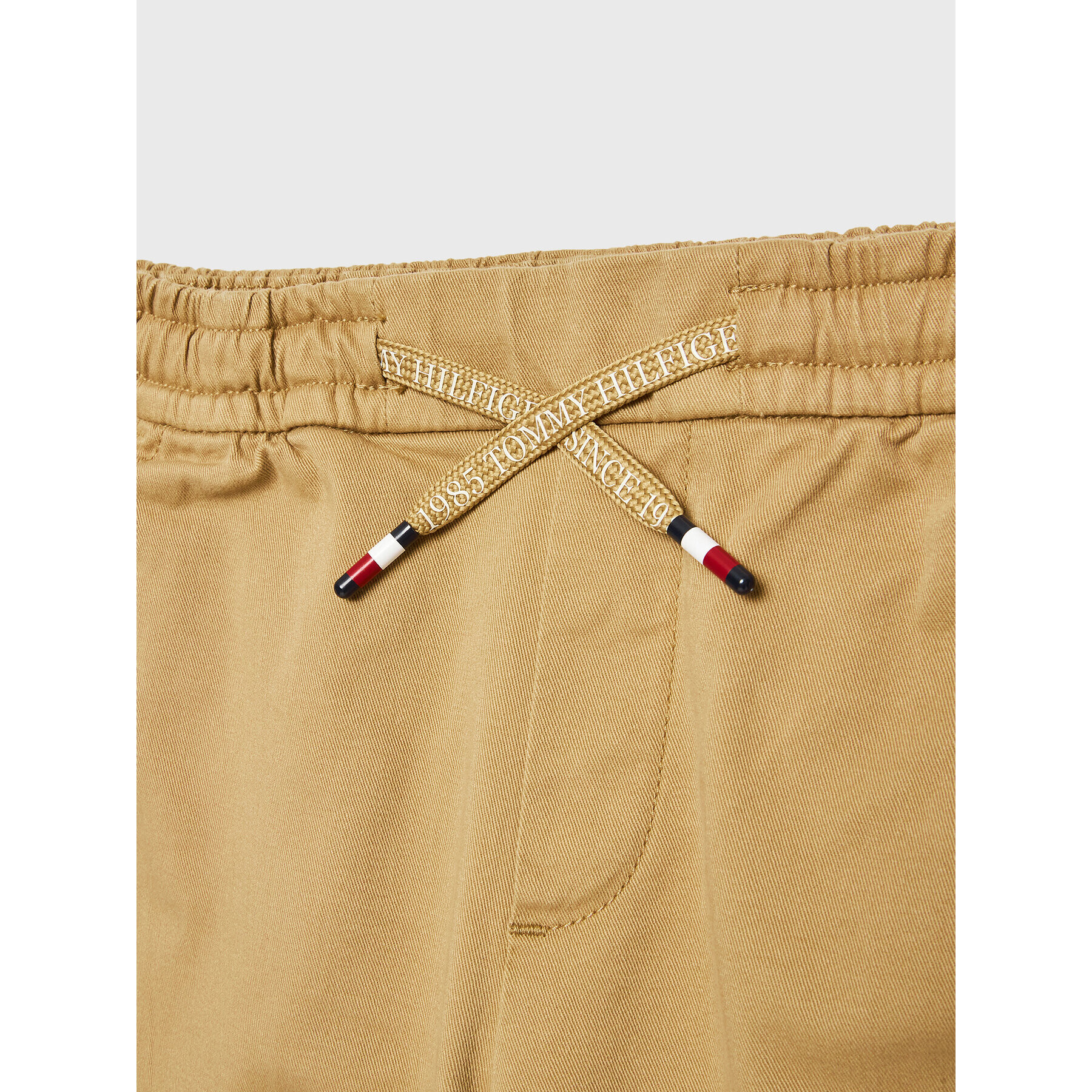 Tommy Hilfiger Pantaloni din material KB0KB07980 D Maro Tapered Fit - Pled.ro