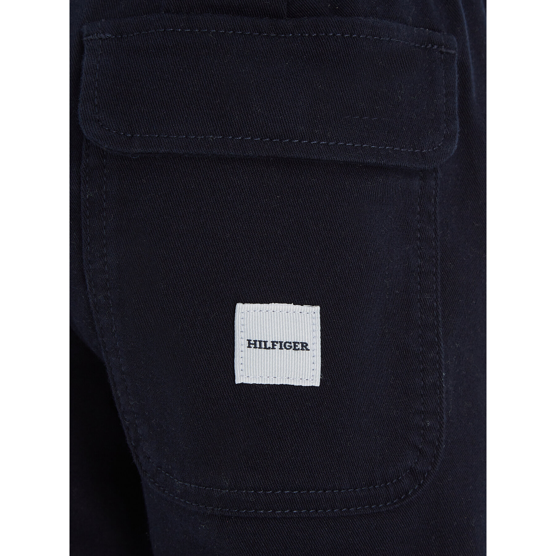 Tommy Hilfiger Pantaloni din material KB0KB08280 Bleumarin Comfort Fit - Pled.ro