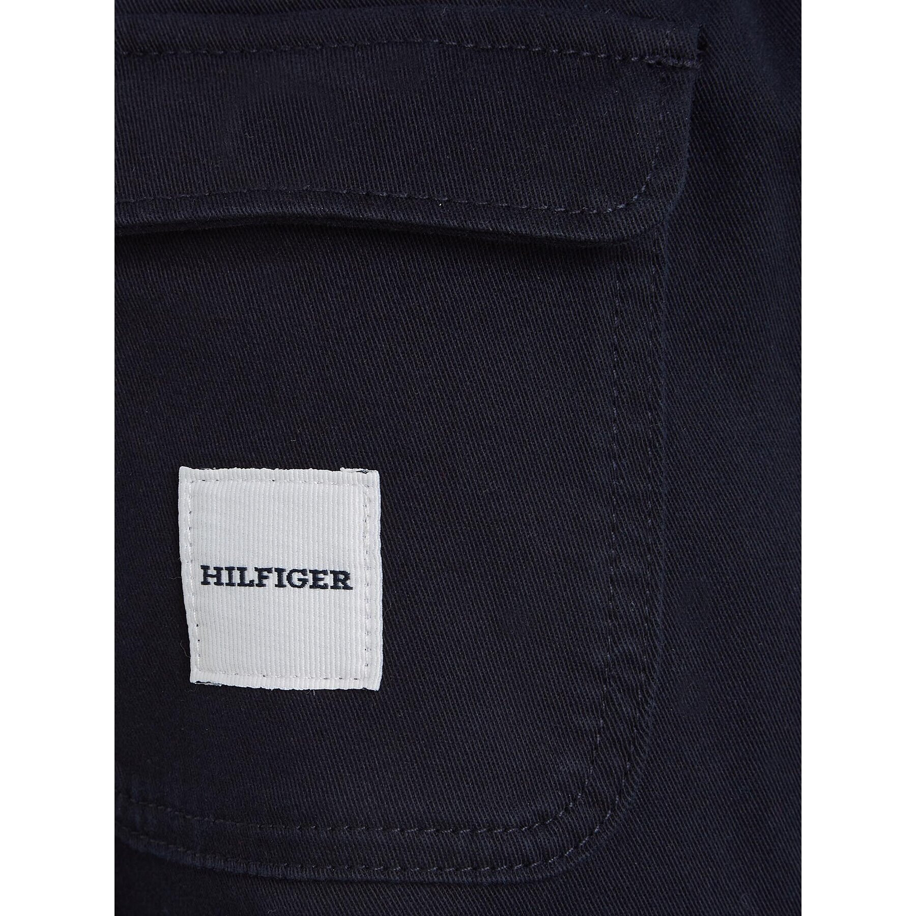 Tommy Hilfiger Pantaloni din material KB0KB08469 Bleumarin Regular Fit - Pled.ro