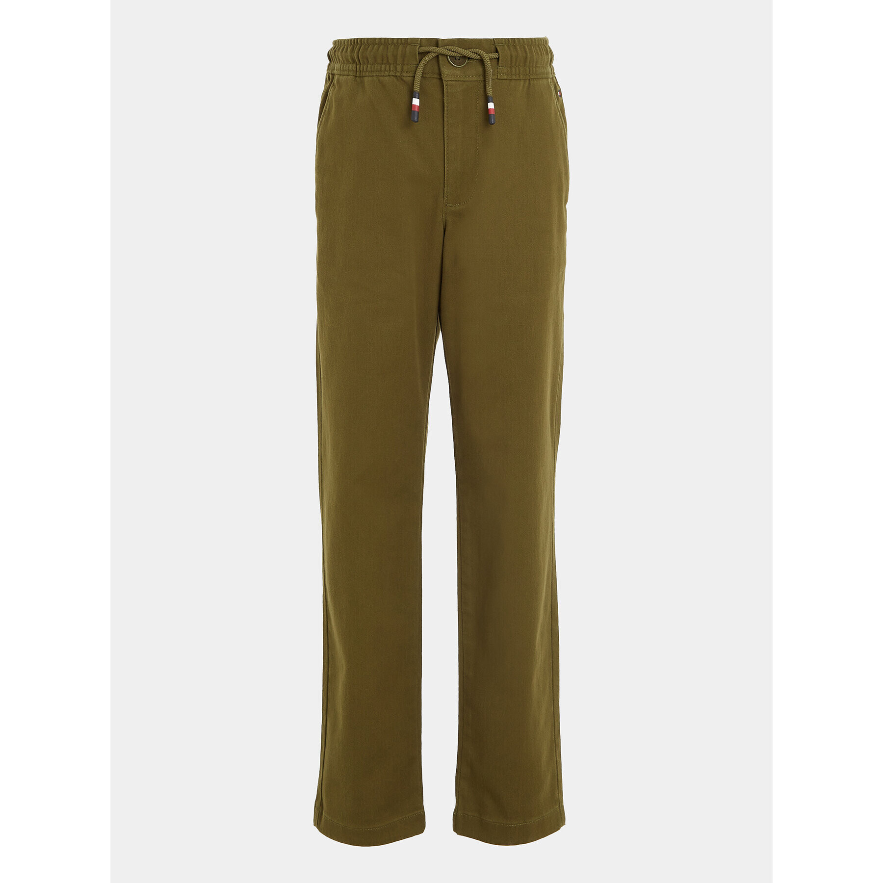 Tommy Hilfiger Pantaloni din material KB0KB08469 Verde Regular Fit - Pled.ro