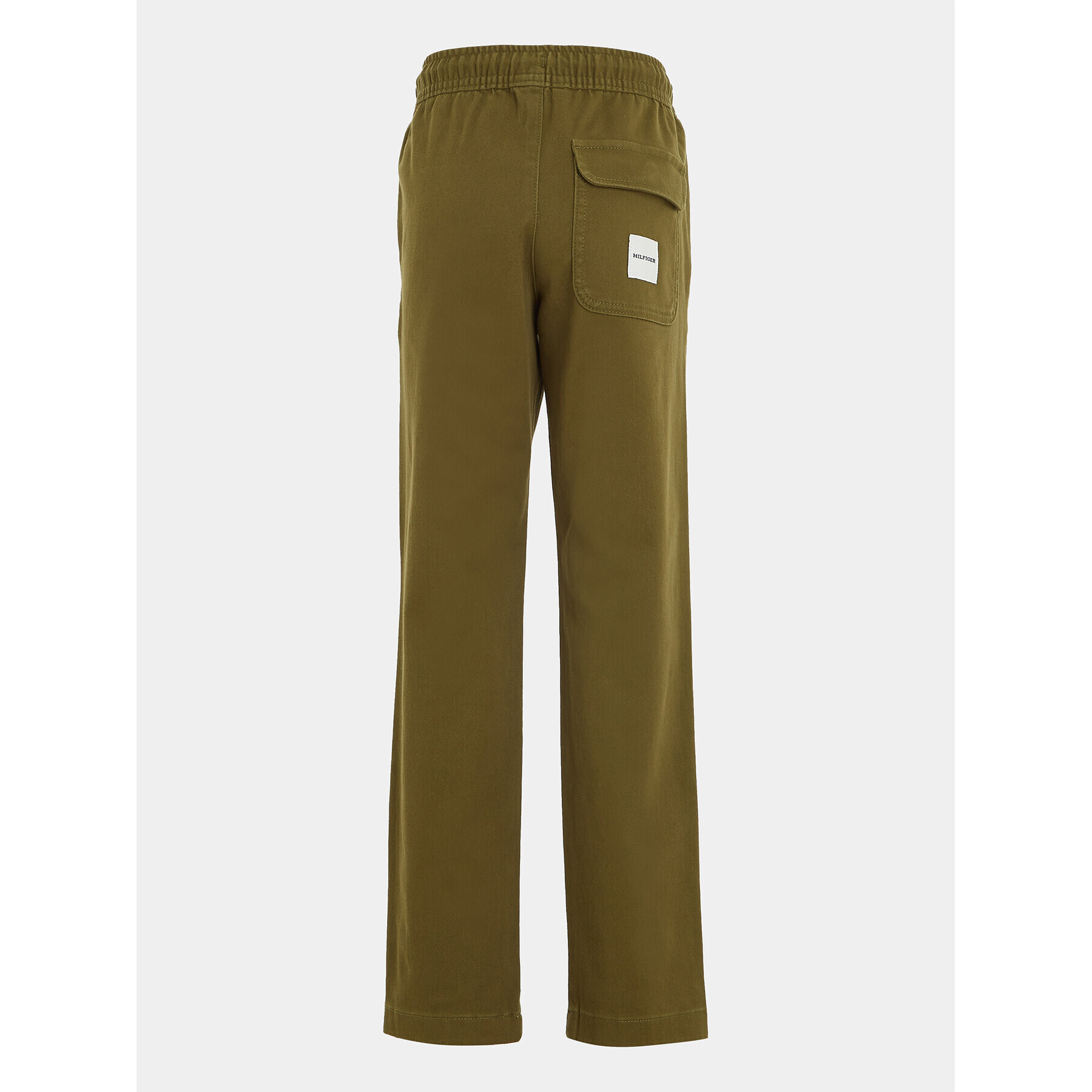 Tommy Hilfiger Pantaloni din material KB0KB08469 Verde Regular Fit - Pled.ro