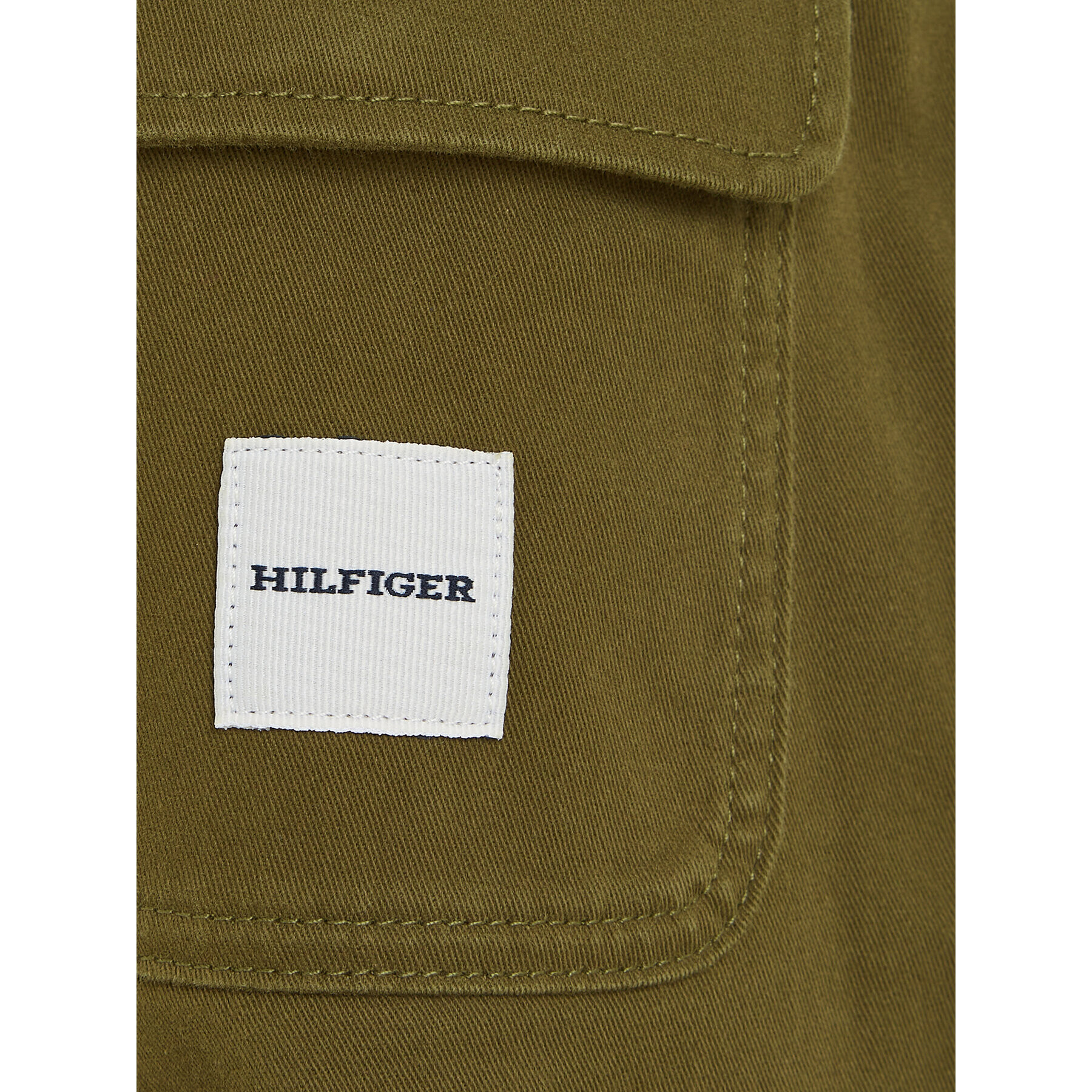 Tommy Hilfiger Pantaloni din material KB0KB08469 Verde Regular Fit - Pled.ro