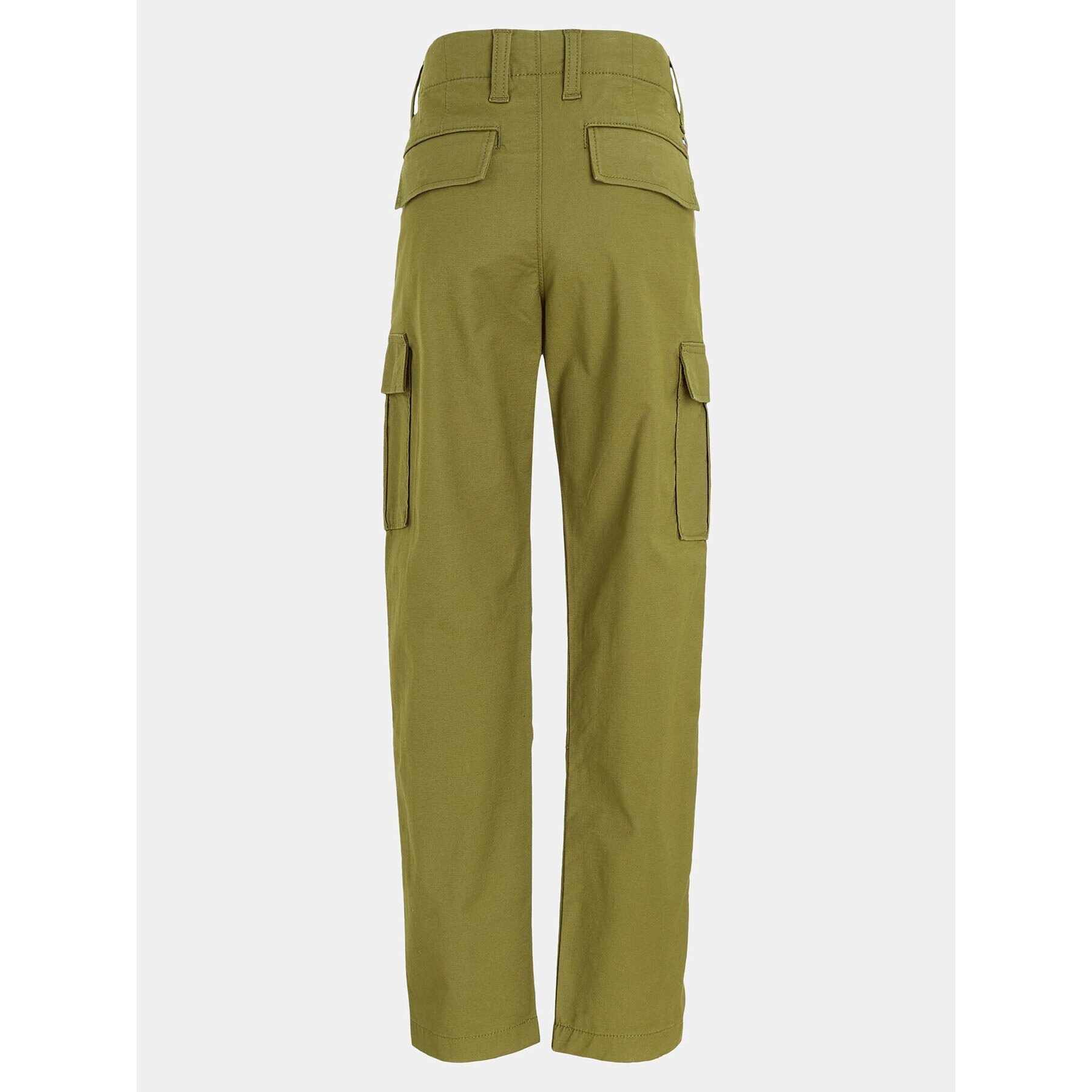 Tommy Hilfiger Pantaloni din material KB0KB08471 Verde Regular Fit - Pled.ro