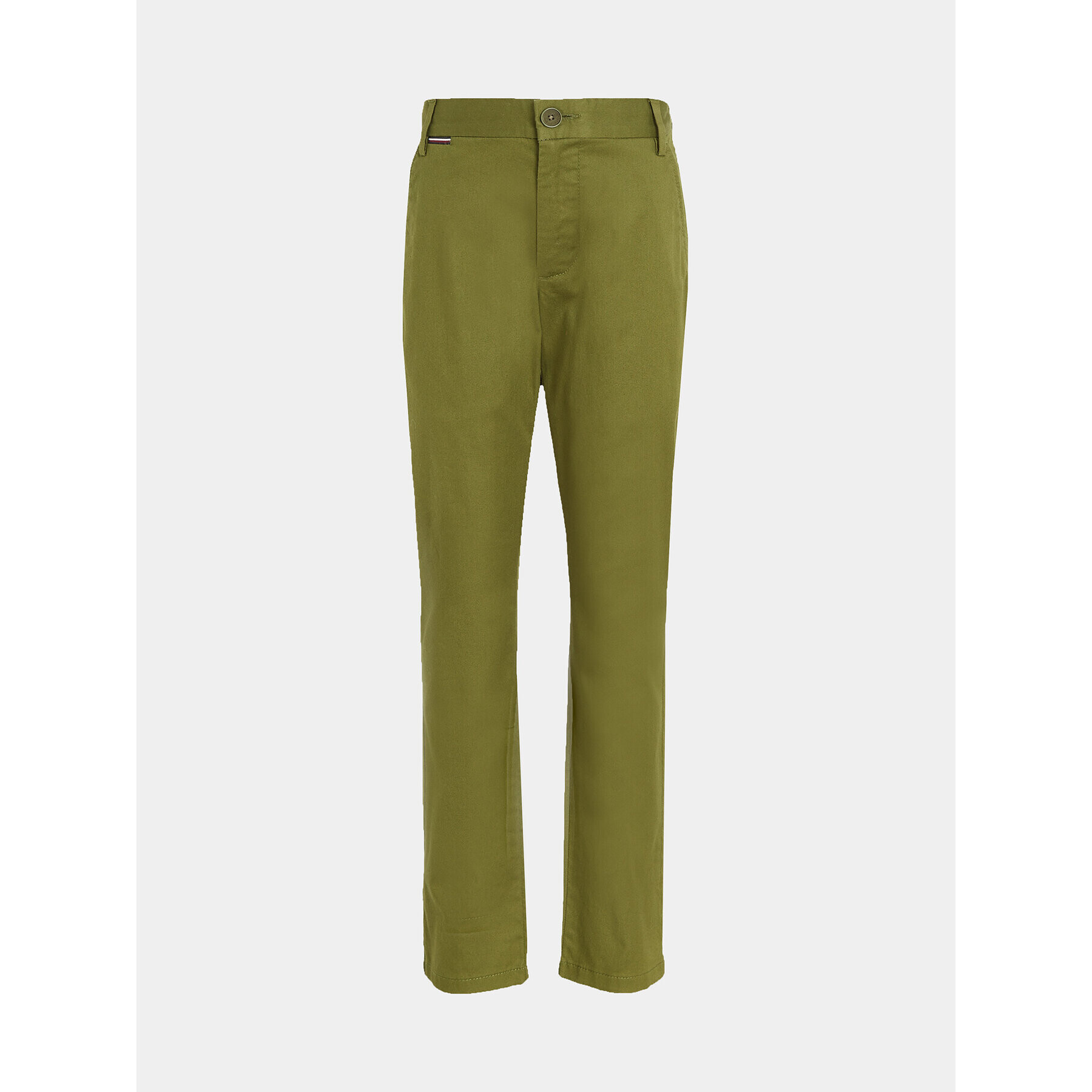 Tommy Hilfiger Pantaloni din material KB0KB08609 Verde Slim Fit - Pled.ro