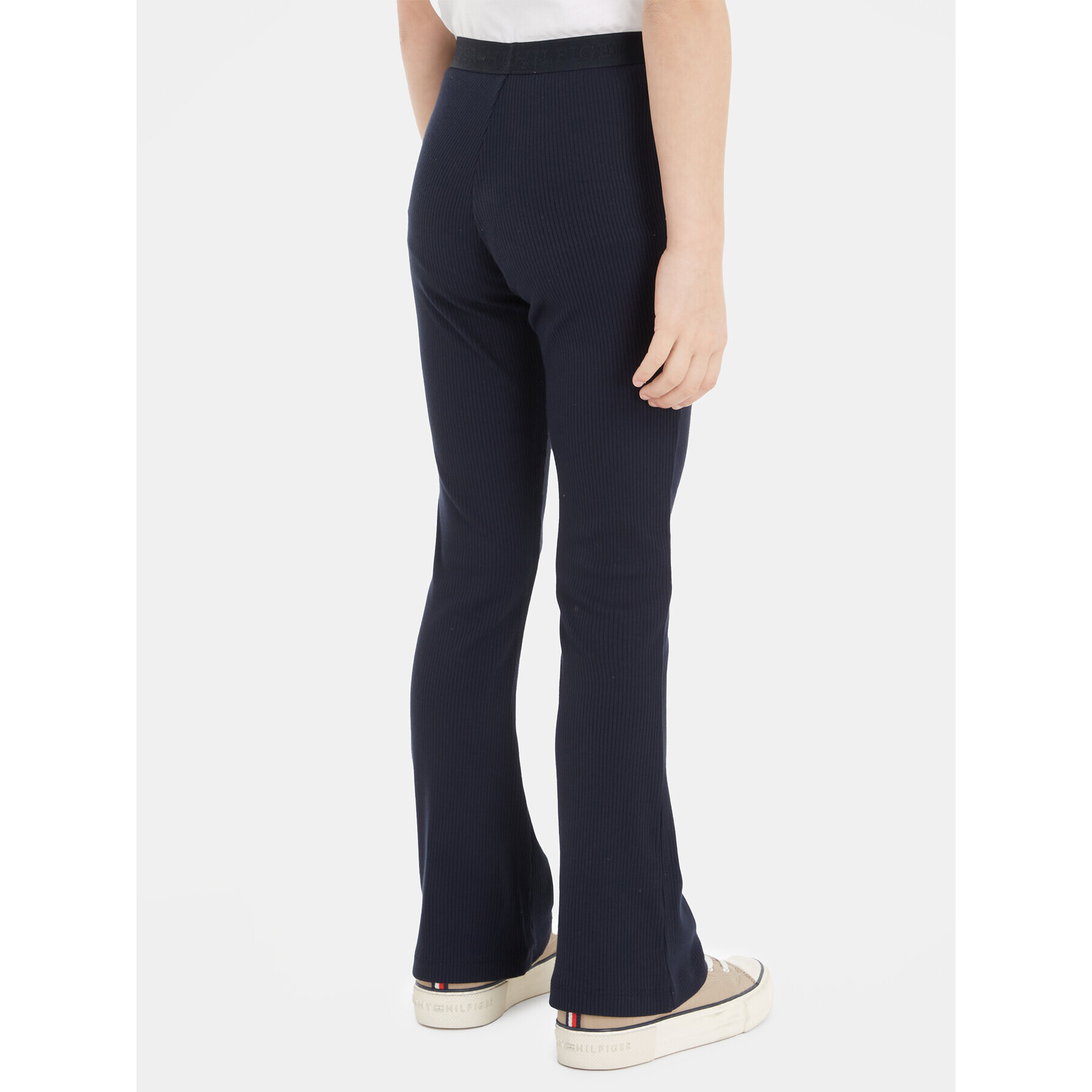 Tommy Hilfiger Pantaloni din material KG0KG07603 Bleumarin Regular Fit - Pled.ro