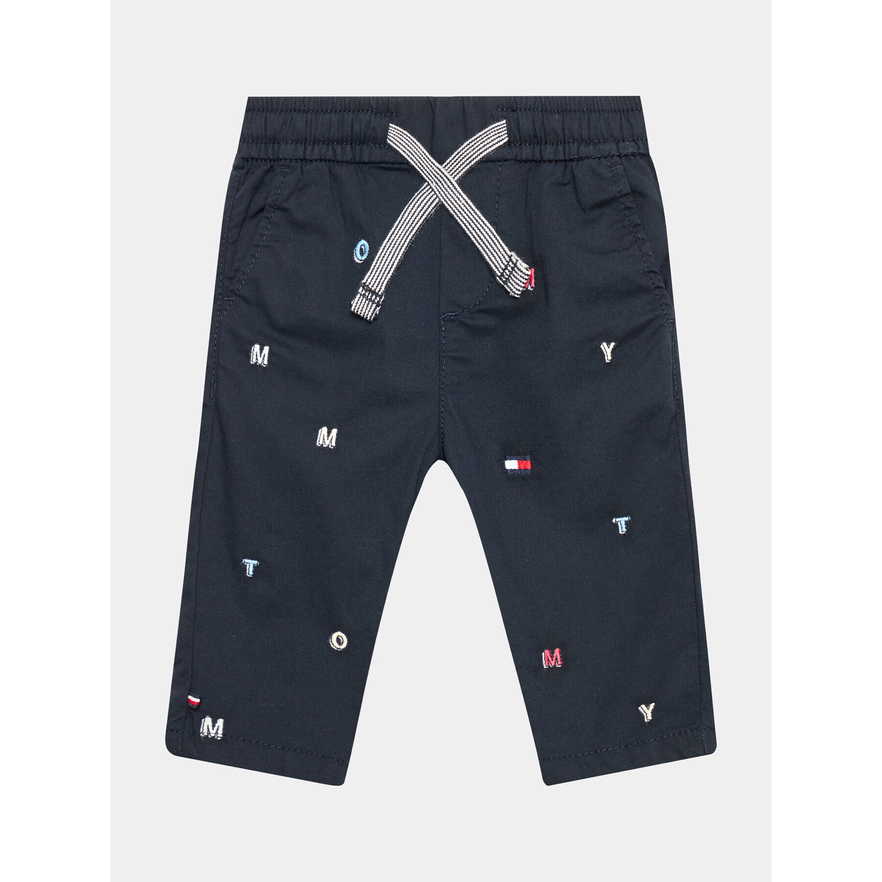 Tommy Hilfiger Pantaloni din material KN0KN01617 Bleumarin Regular Fit - Pled.ro