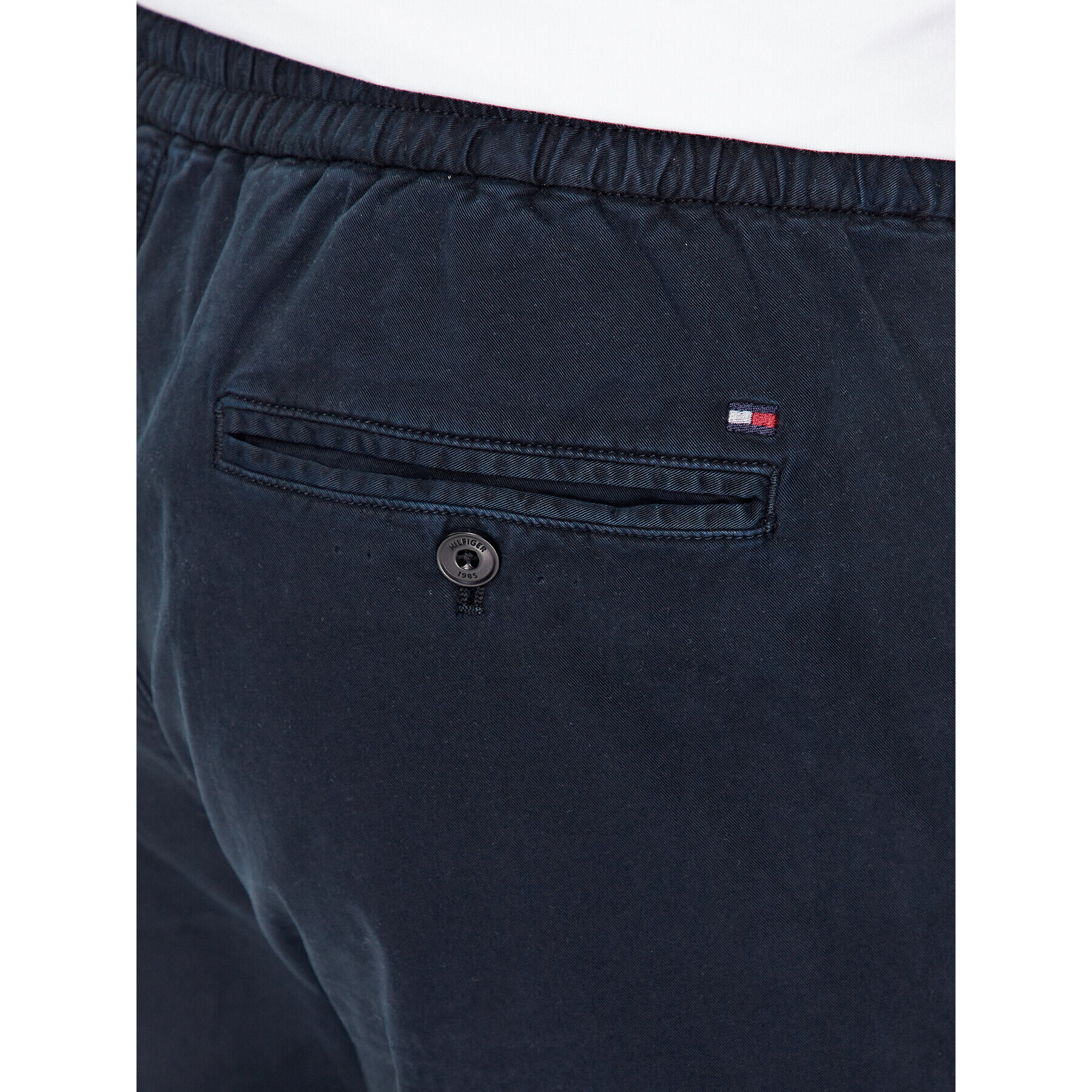 Tommy Hilfiger Pantaloni din material MW0MW32131 Bleumarin Regular Fit - Pled.ro