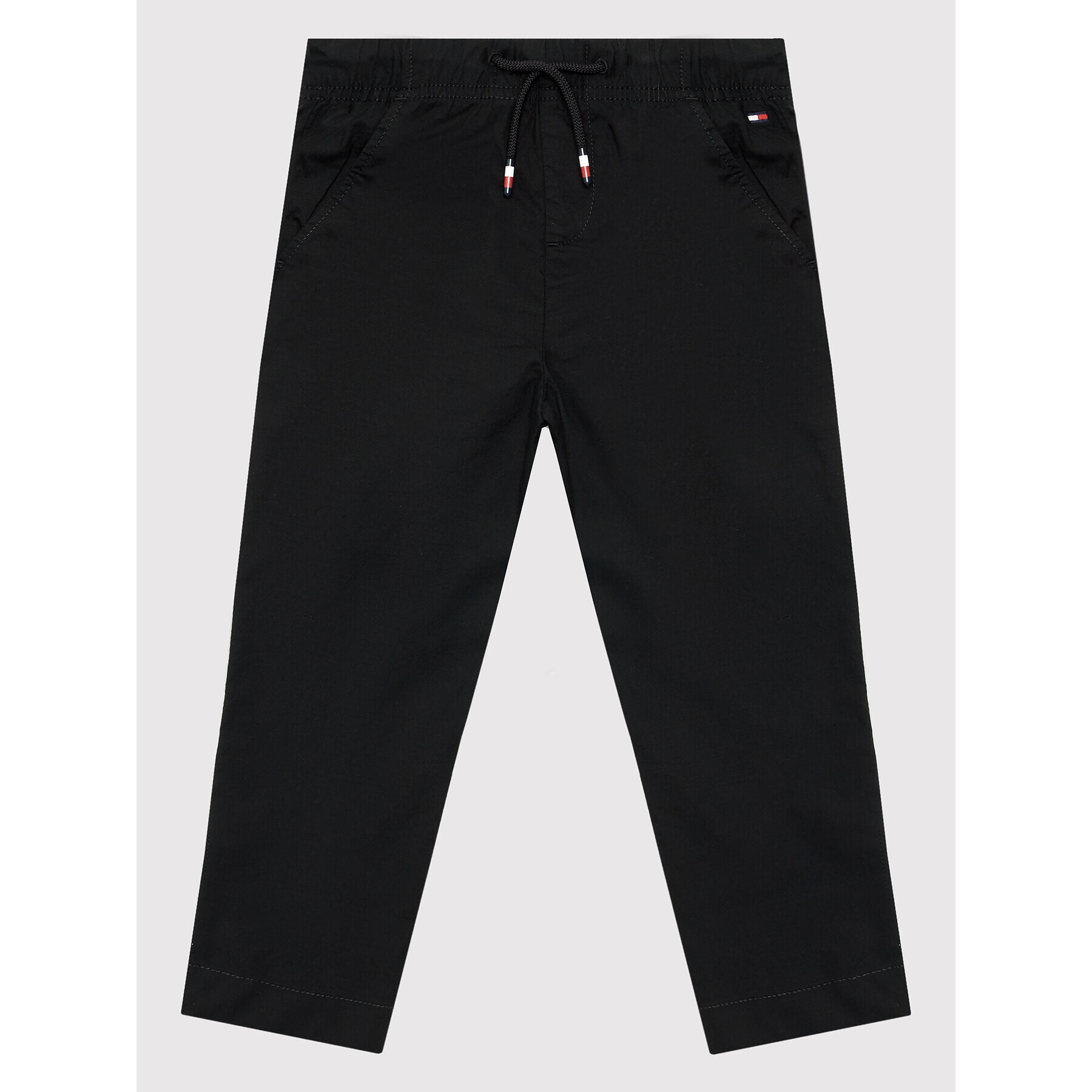 Tommy Hilfiger Pantaloni din material Ribstop Heritage Pull KB0KB07395 M Negru Straight Fit - Pled.ro