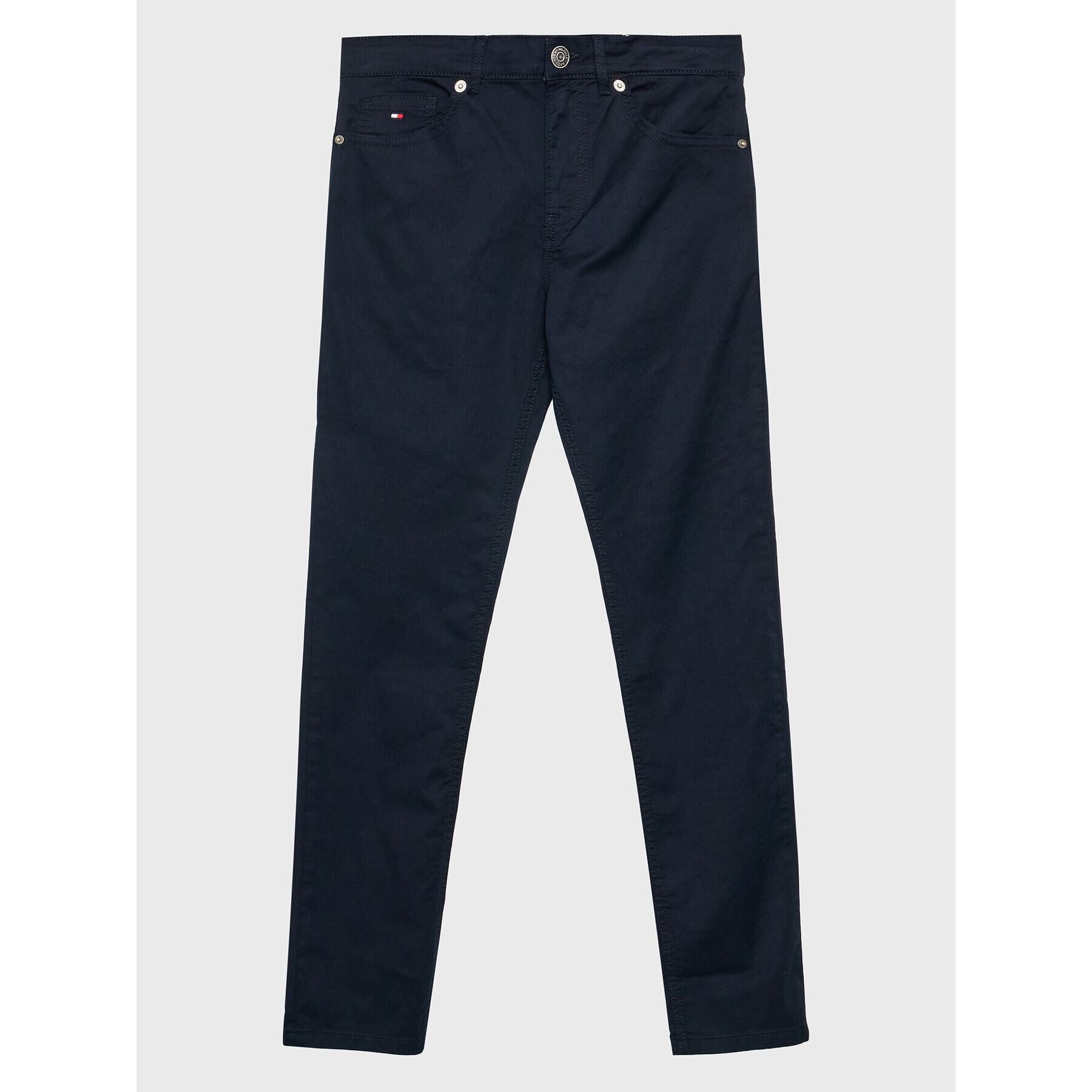 Tommy Hilfiger Pantaloni din material Scanton KB0KB07891 D Bleumarin Slim Fit - Pled.ro