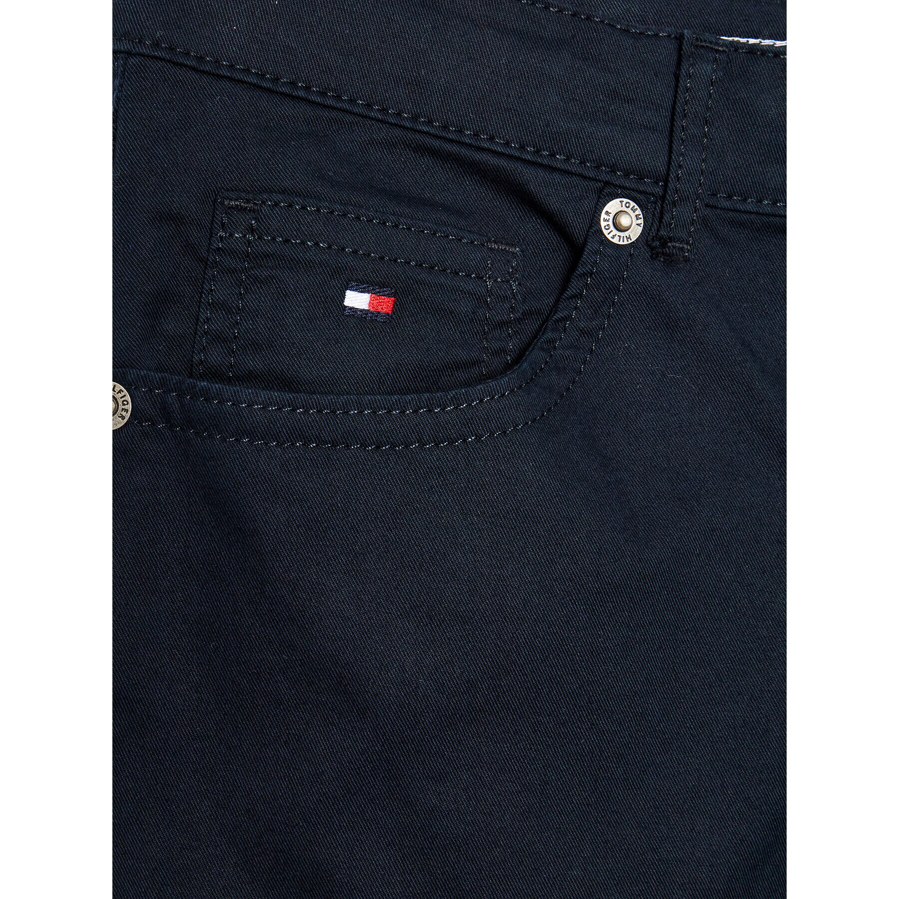 Tommy Hilfiger Pantaloni din material Scanton KB0KB07891 D Bleumarin Slim Fit - Pled.ro