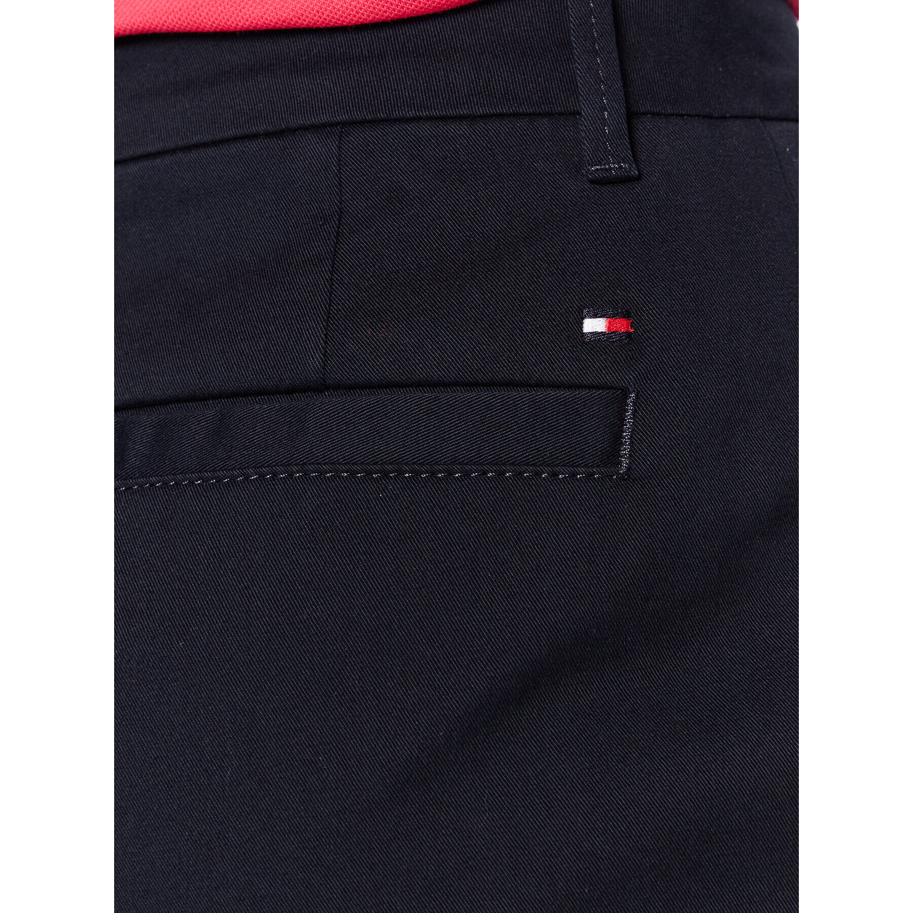 Tommy Hilfiger Pantaloni din material WW0WW35694 Bleumarin Regular Fit - Pled.ro