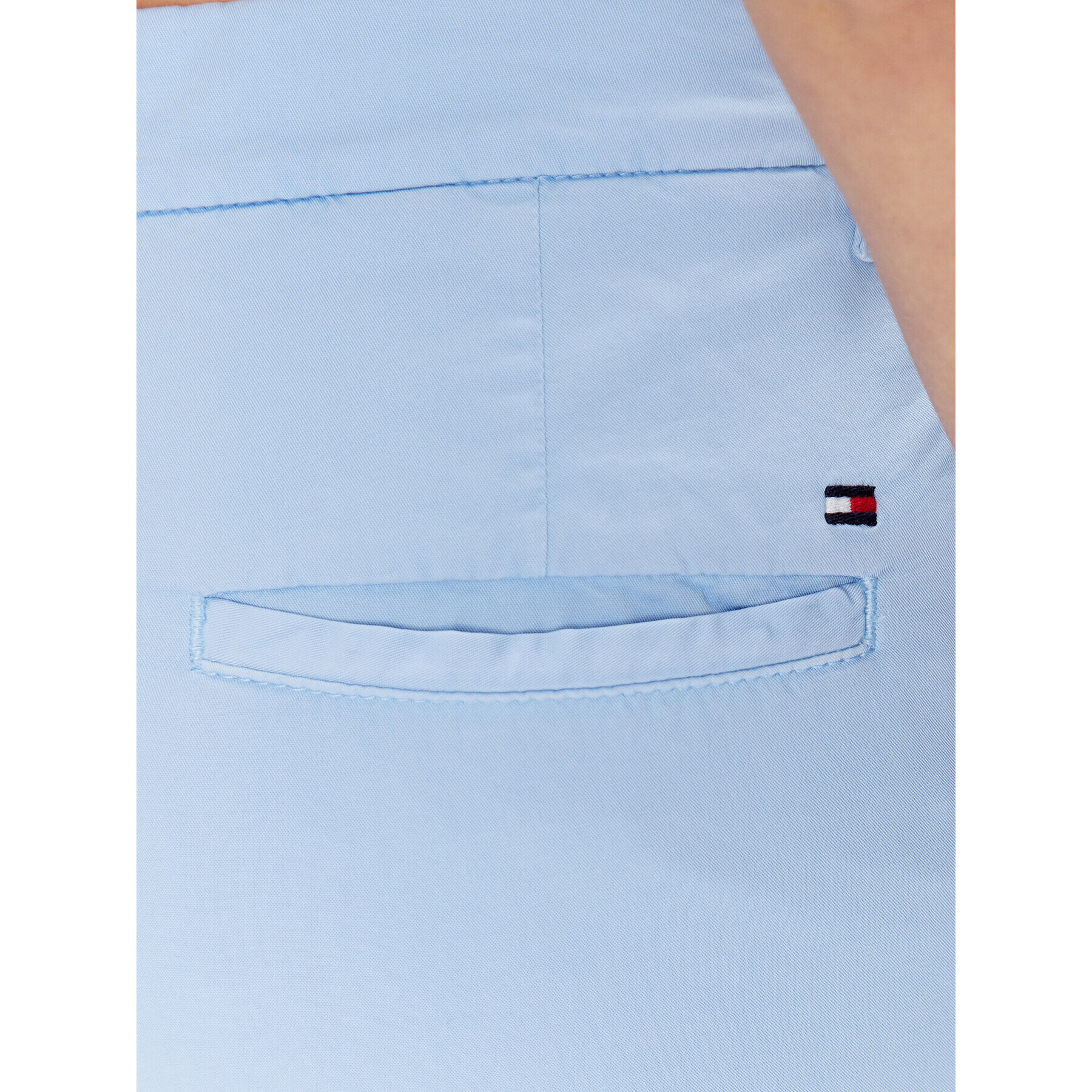 Tommy Hilfiger Pantaloni din material WW0WW37763 Albastru Slim Fit - Pled.ro