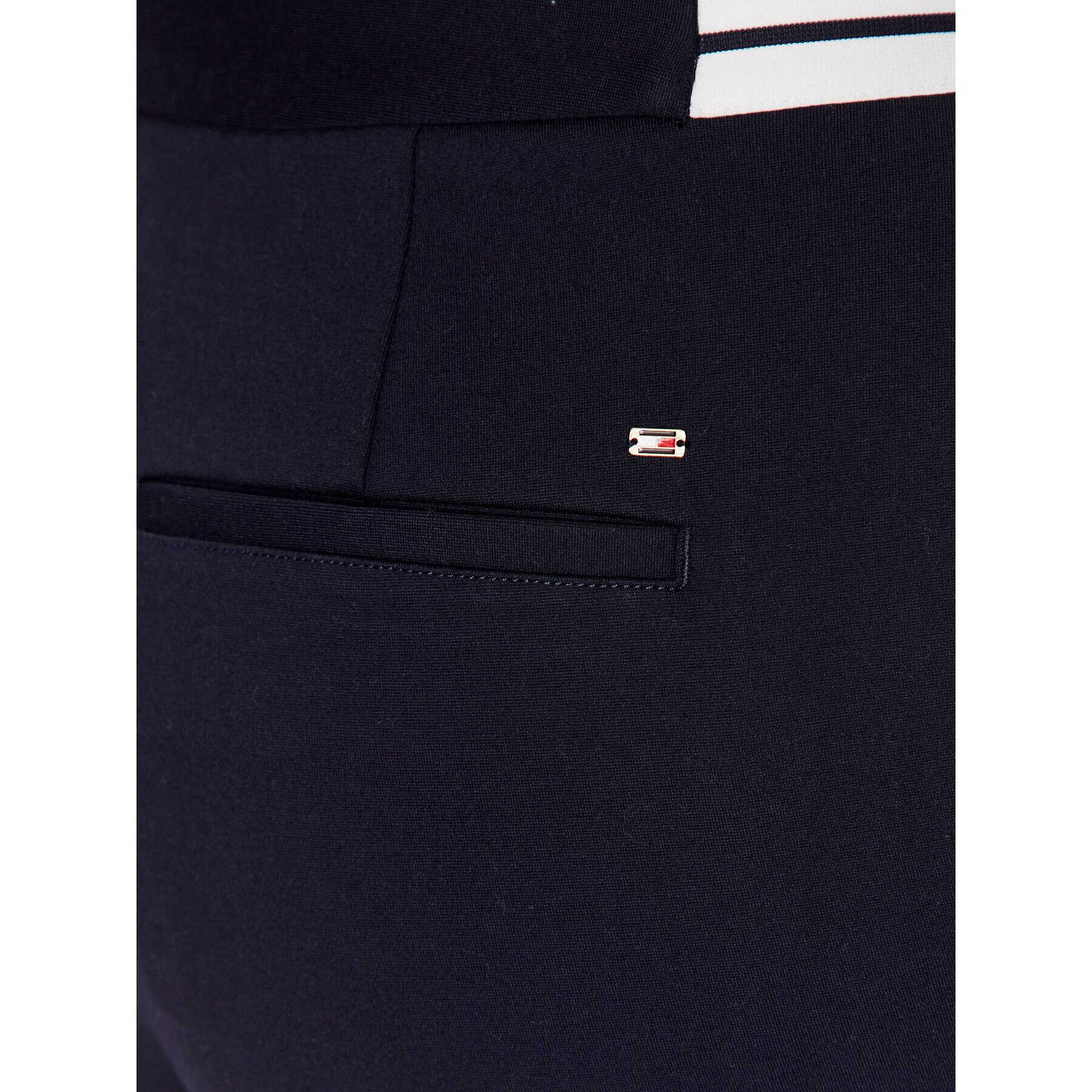 Tommy Hilfiger Pantaloni din material WW0WW38680 Bleumarin Relaxed Fit - Pled.ro