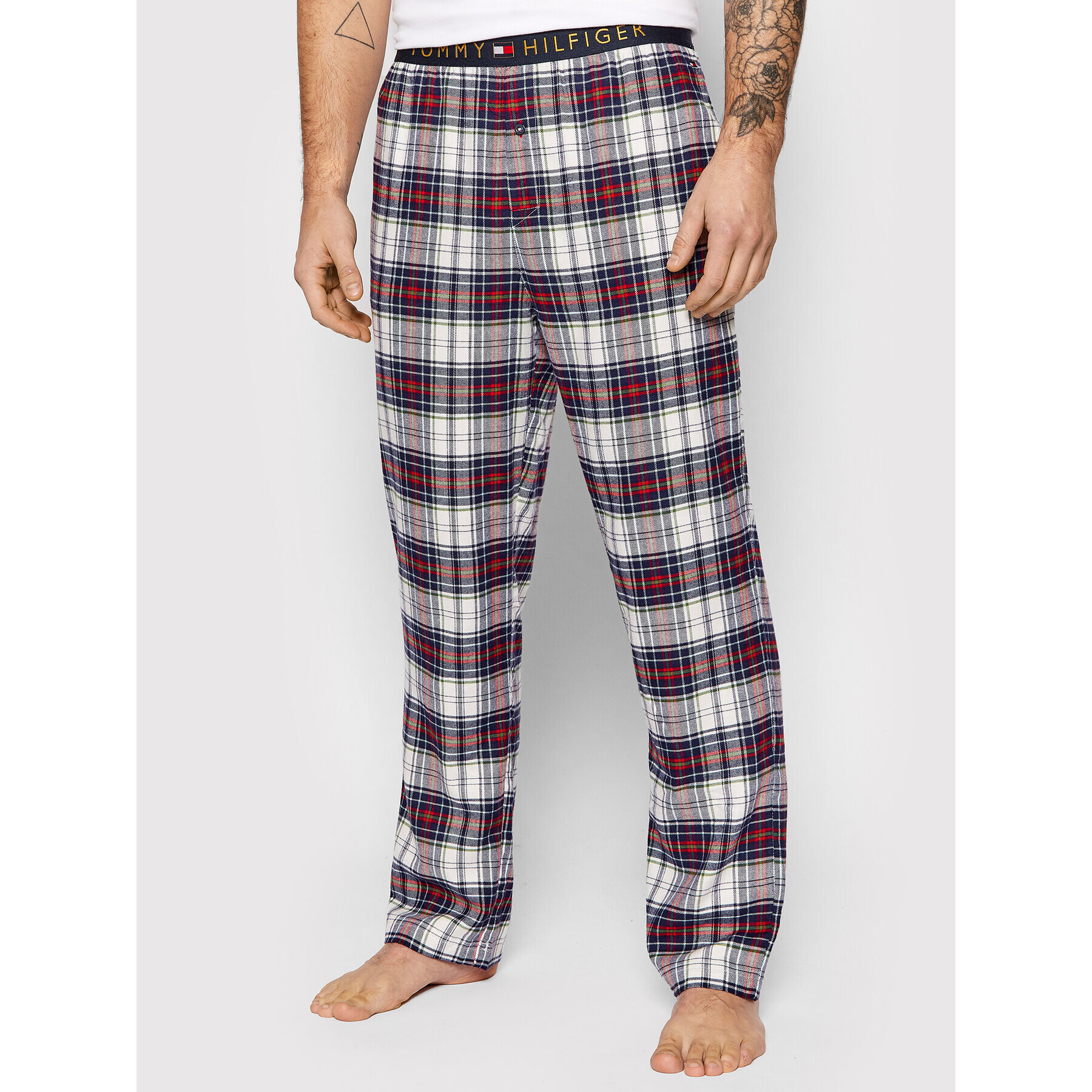 Tommy Hilfiger Pantaloni pijama UM0UM01973 Colorat Regular Fit - Pled.ro