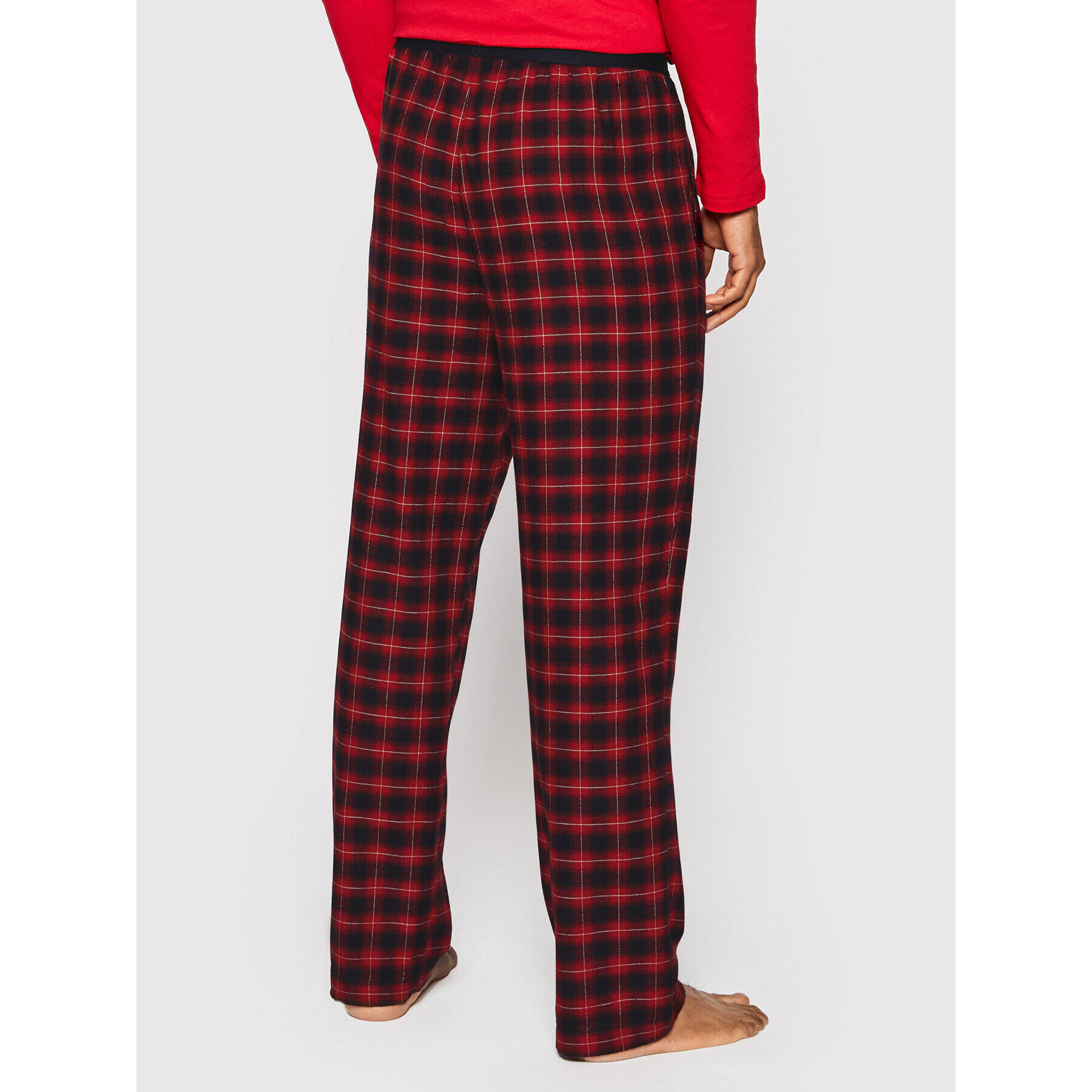 Tommy Hilfiger Pantaloni pijama UM0UM01973 Roșu Regular Fit - Pled.ro