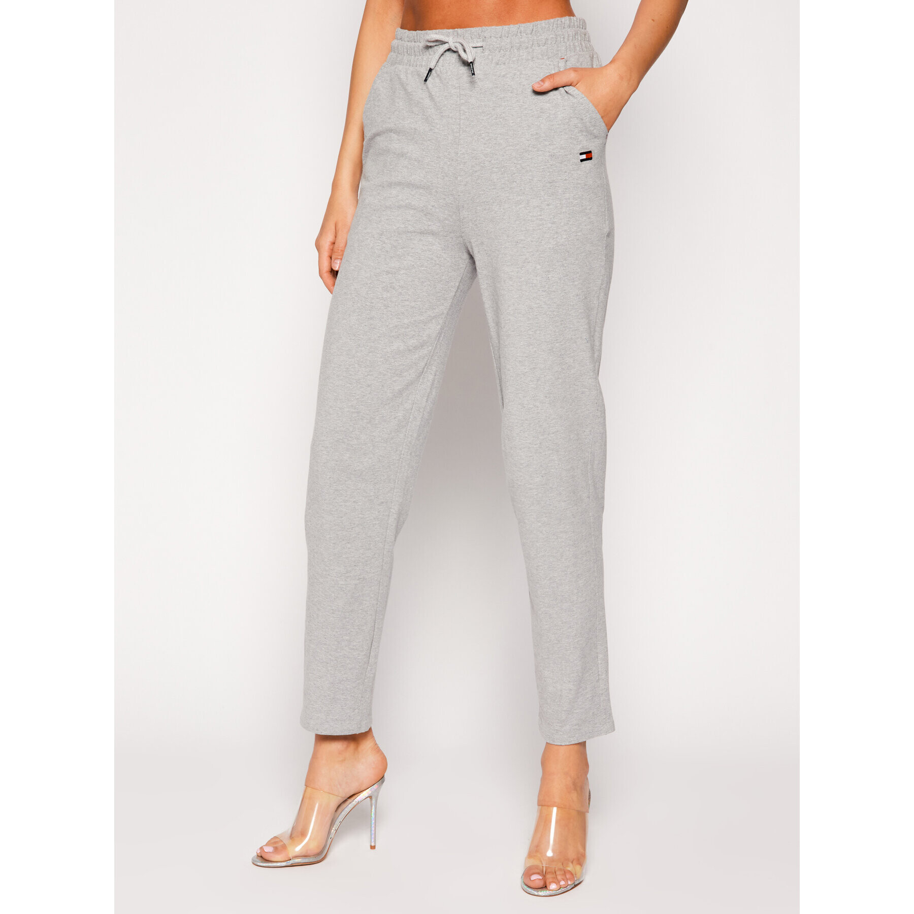 Tommy Hilfiger Pantaloni pijama UW0UW01279 Gri - Pled.ro