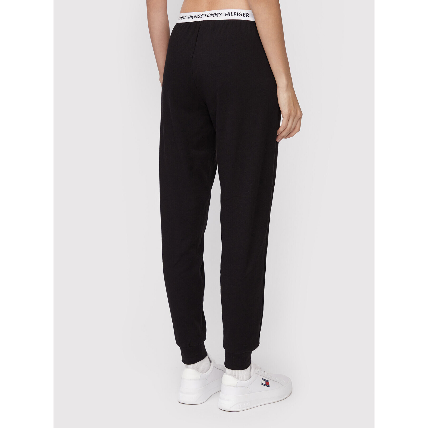 Tommy Hilfiger Pantaloni pijama UW0UW02274 Negru Regular Fit - Pled.ro