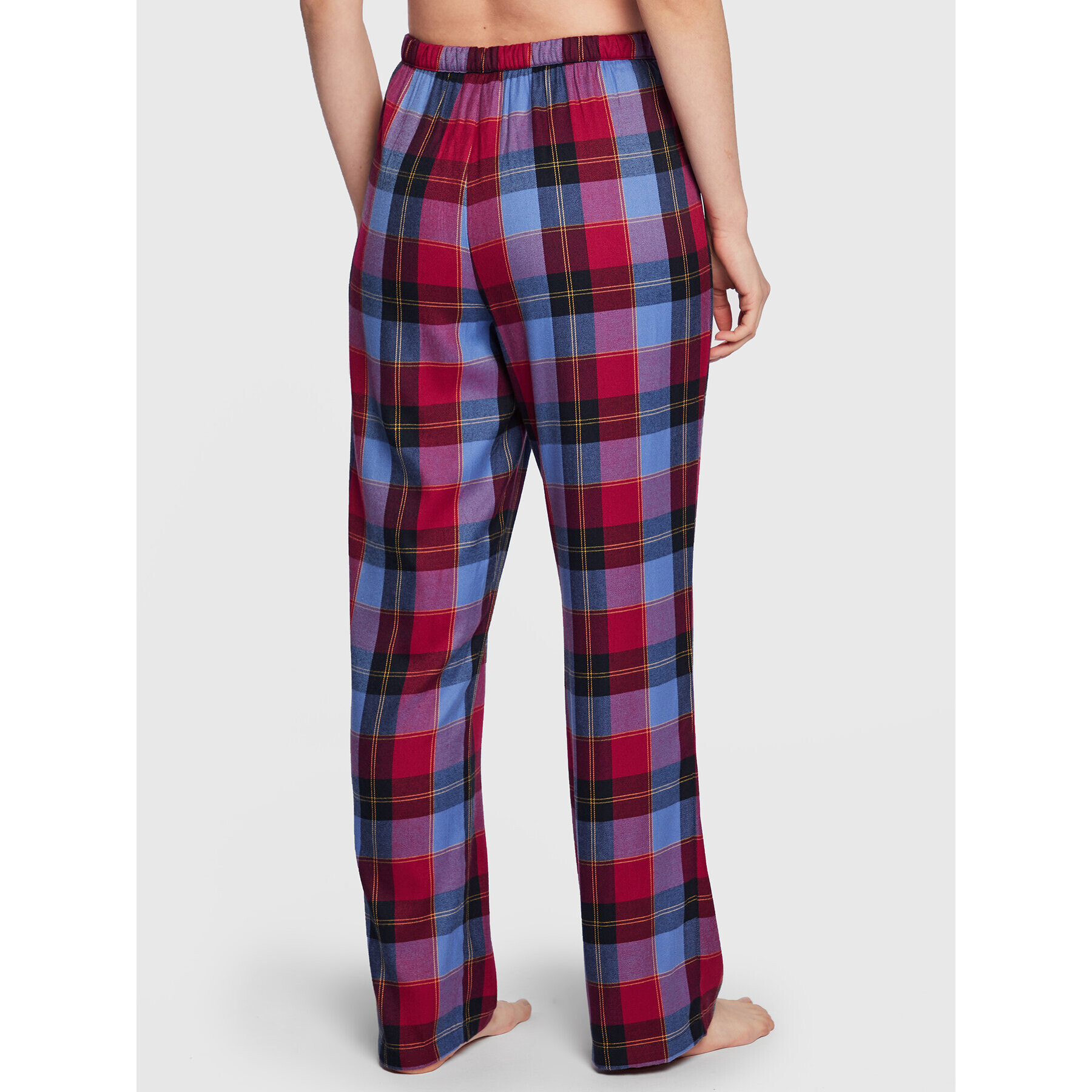 Tommy Hilfiger Pantaloni pijama UW0UW03960 Vișiniu Regular Fit - Pled.ro