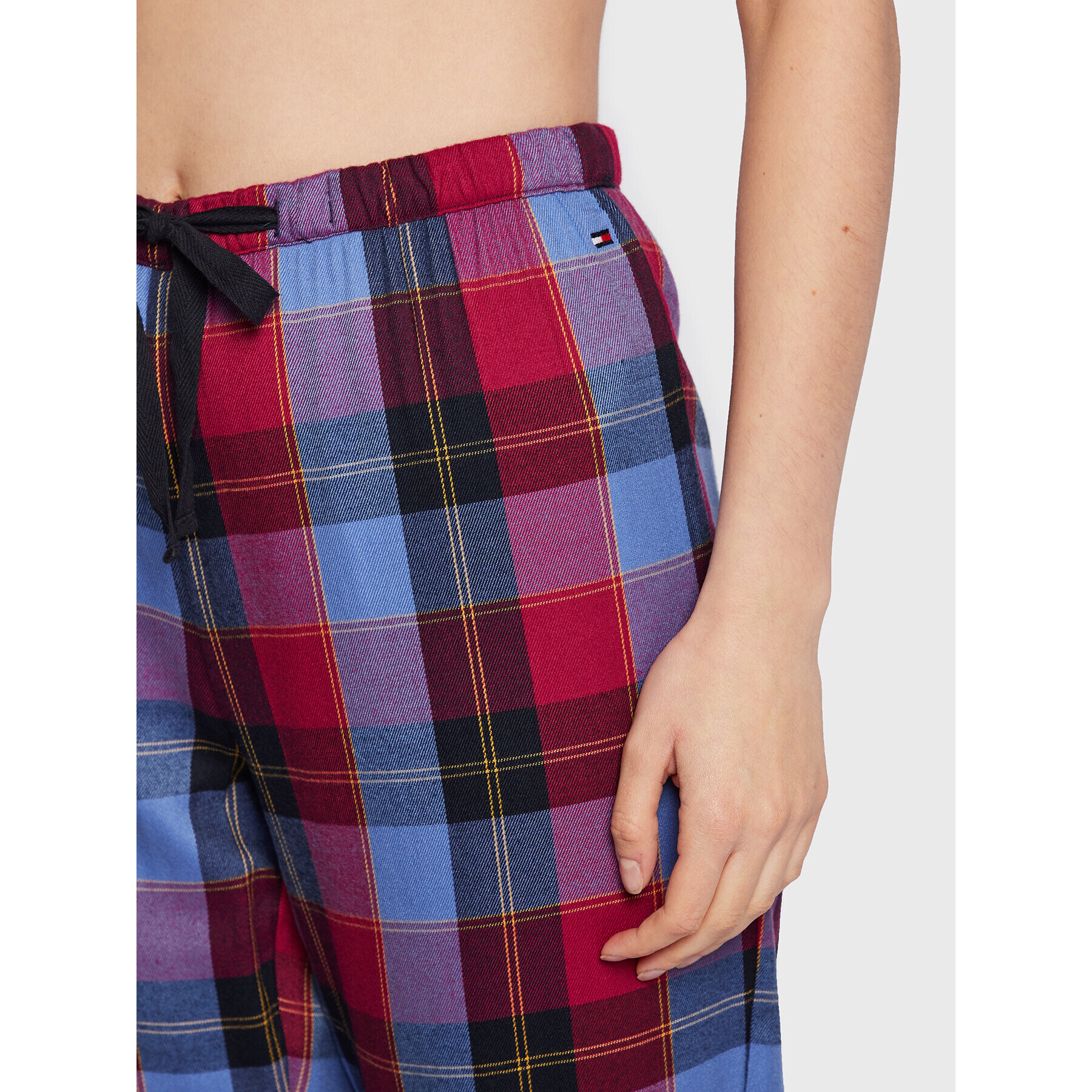 Tommy Hilfiger Pantaloni pijama UW0UW03960 Vișiniu Regular Fit - Pled.ro