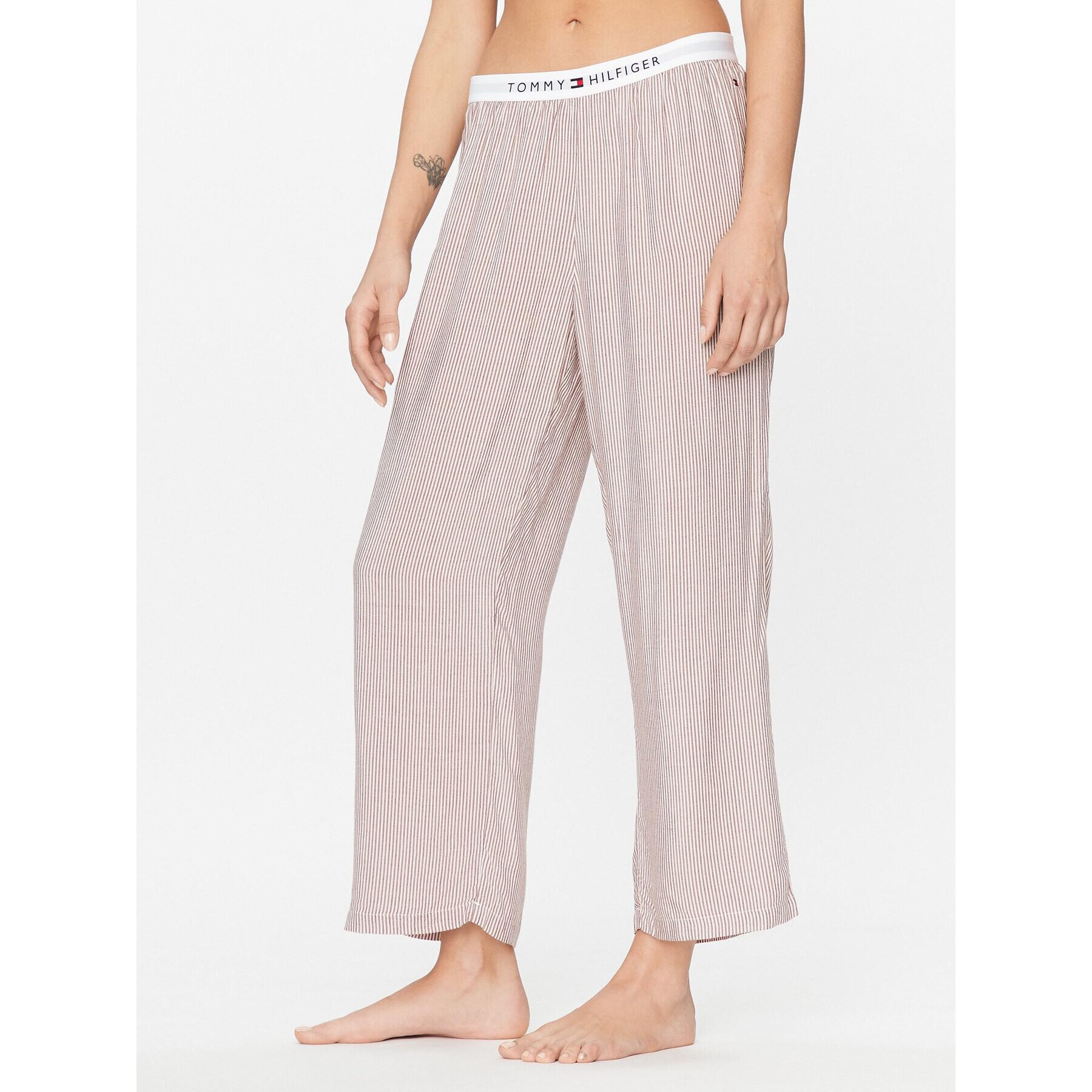 Tommy Hilfiger Pantaloni pijama UW0UW04151 Bej Regular Fit - Pled.ro