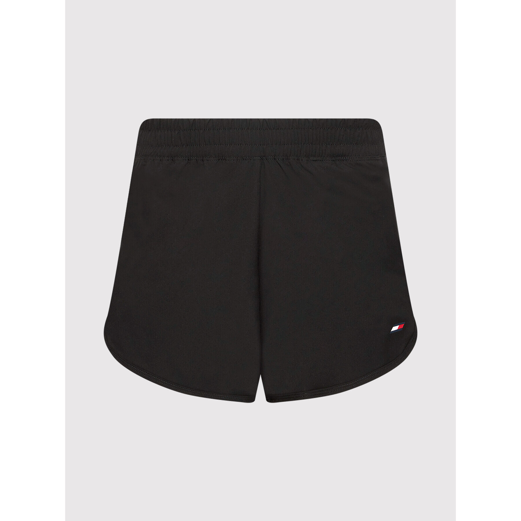 Tommy Hilfiger Pantaloni scurți sport Lbr Stretch Woven S10S100939 Negru Regular Fit - Pled.ro