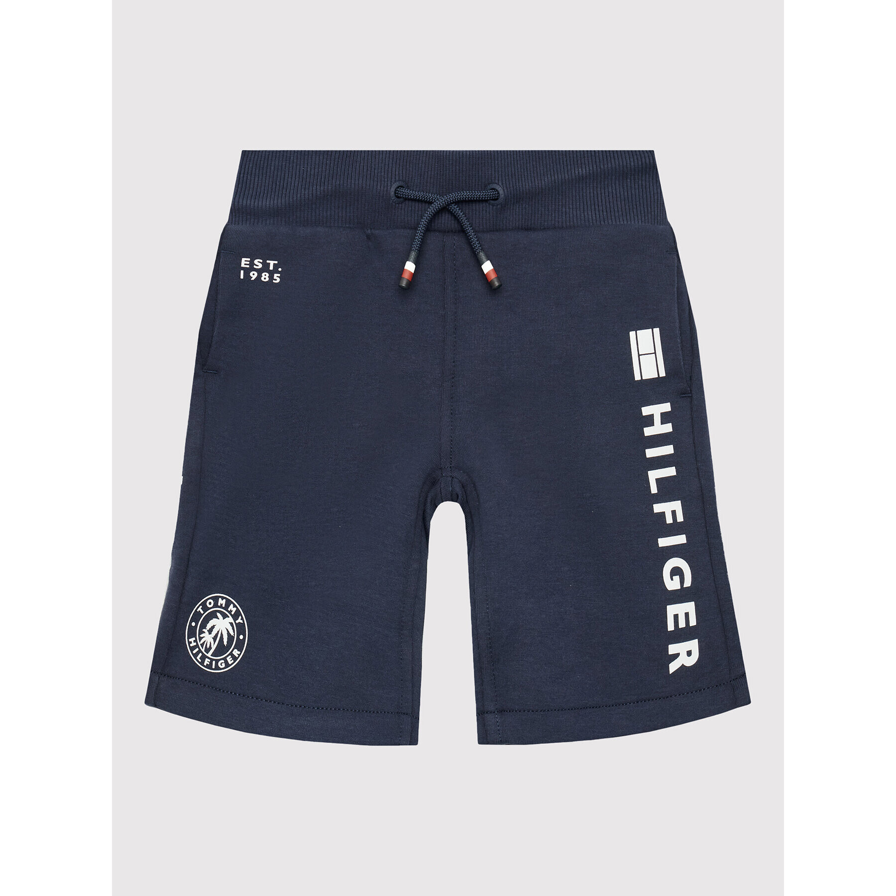 Tommy Hilfiger Pantaloni scurți sport Multi Placement KB0KB07408 M Bleumarin Regular Fit - Pled.ro