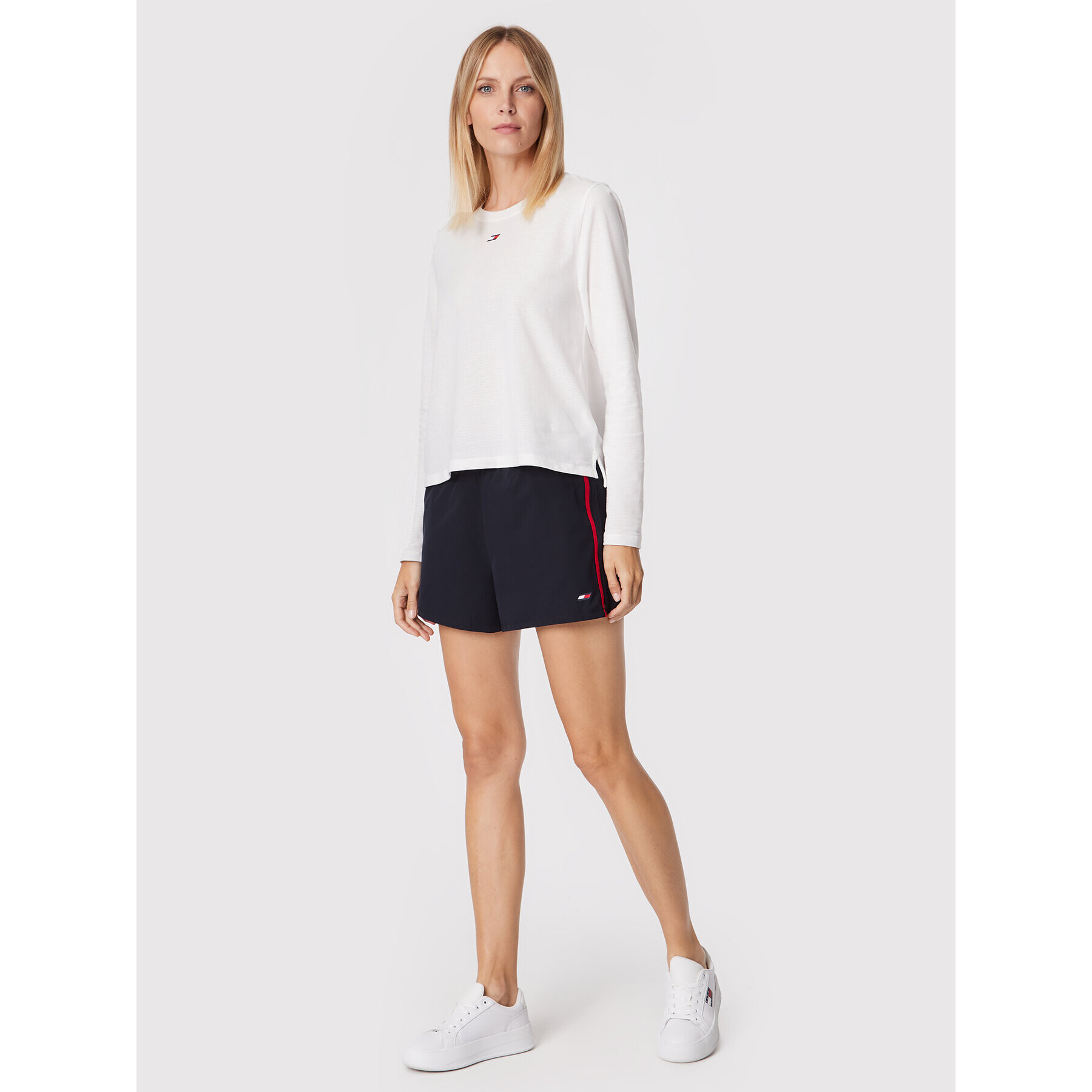 Tommy Hilfiger Pantaloni scurți sport Sorona S10S101451 Bleumarin Regular Fit - Pled.ro