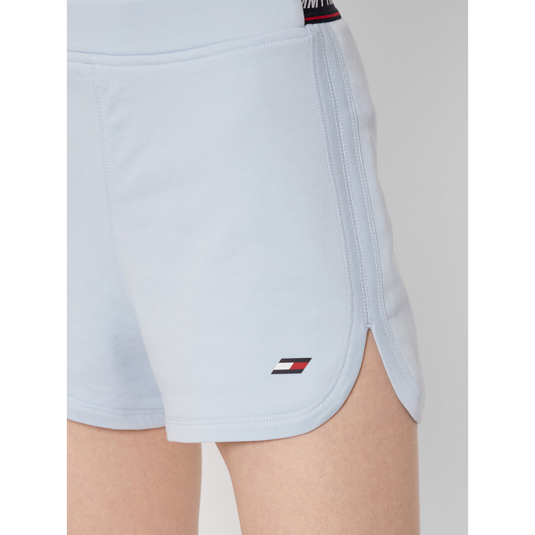 Tommy Hilfiger Pantaloni scurți sport Tape S10S101432 Albastru Regular Fit - Pled.ro