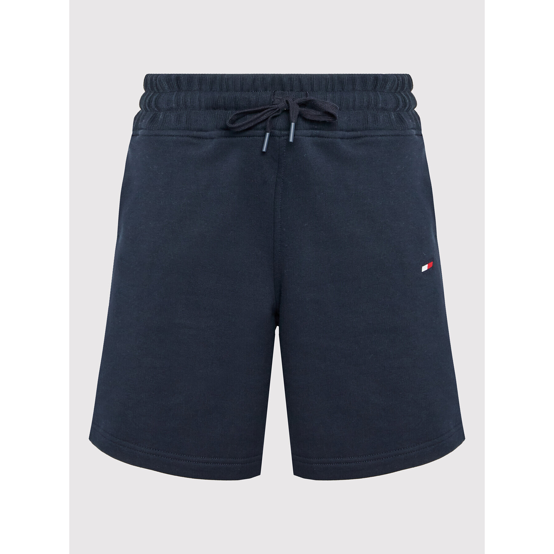 Tommy Hilfiger Pantaloni scurți sport Terry Rolled-Up S10S101310 Bleumarin Regular Fit - Pled.ro