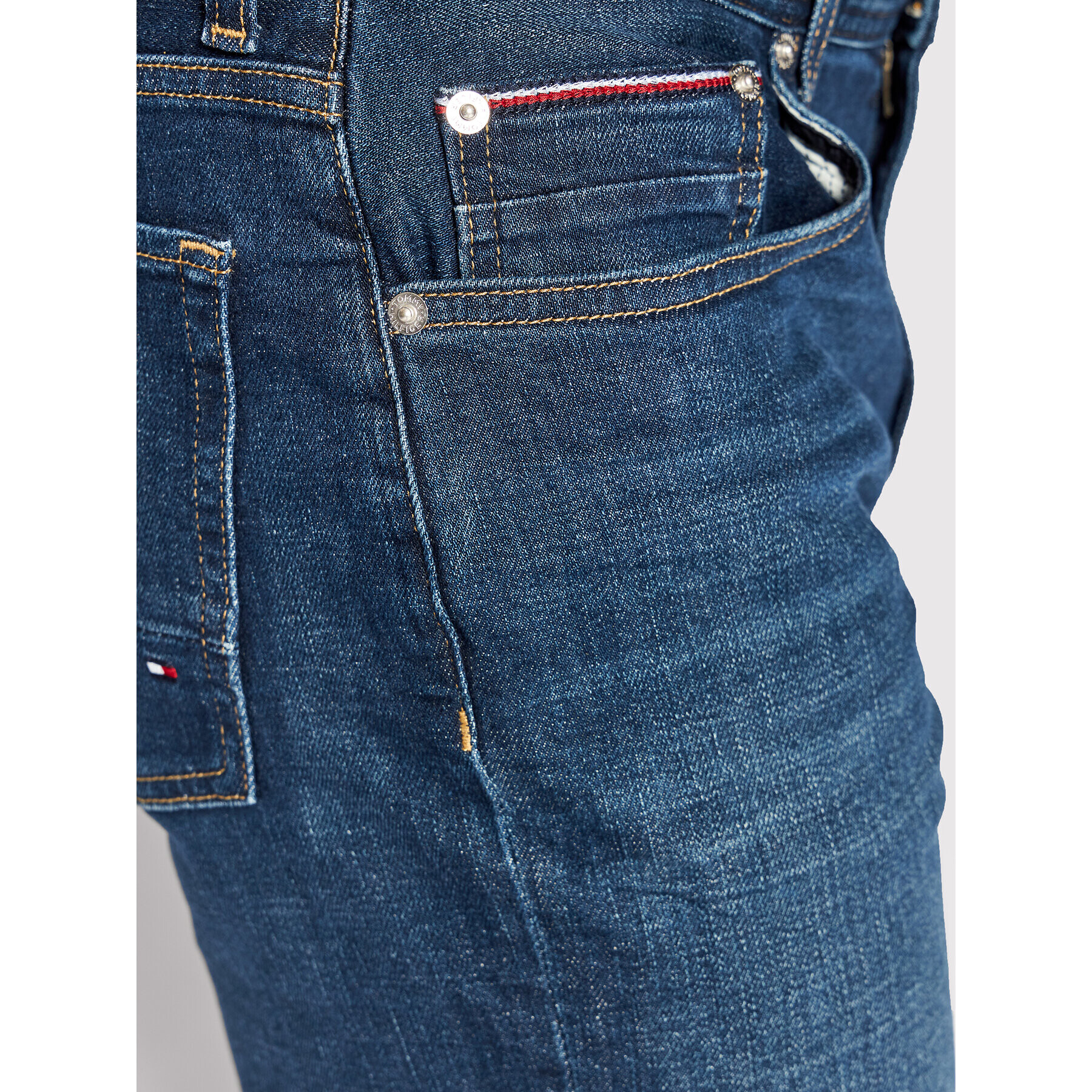 Tommy Hilfiger Pantaloni scurți de blugi Brooklyn MW0MW26548 Bleumarin Regular Fit - Pled.ro