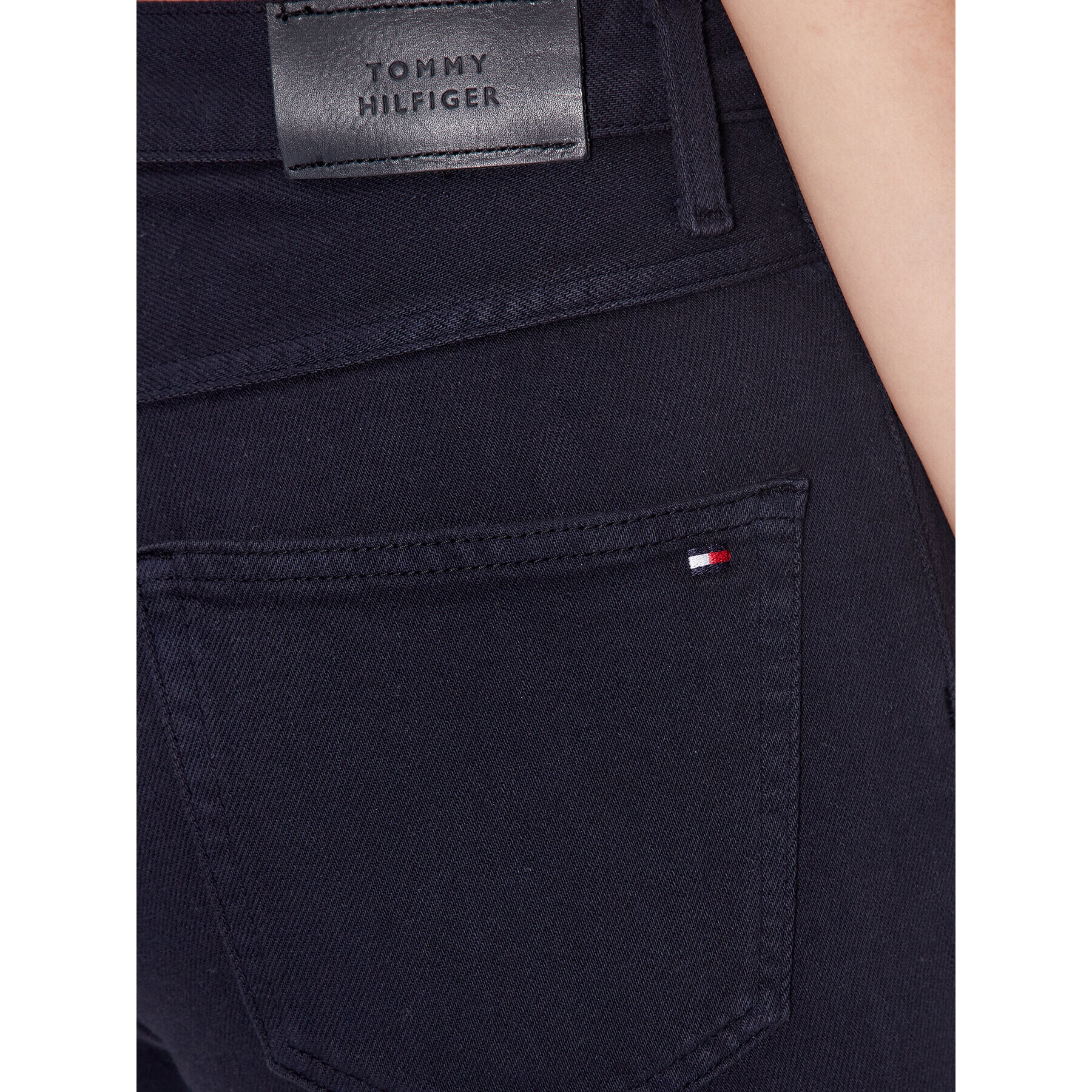 Tommy Hilfiger Pantaloni scurți de blugi WW0WW40211 Bleumarin Regular Fit - Pled.ro