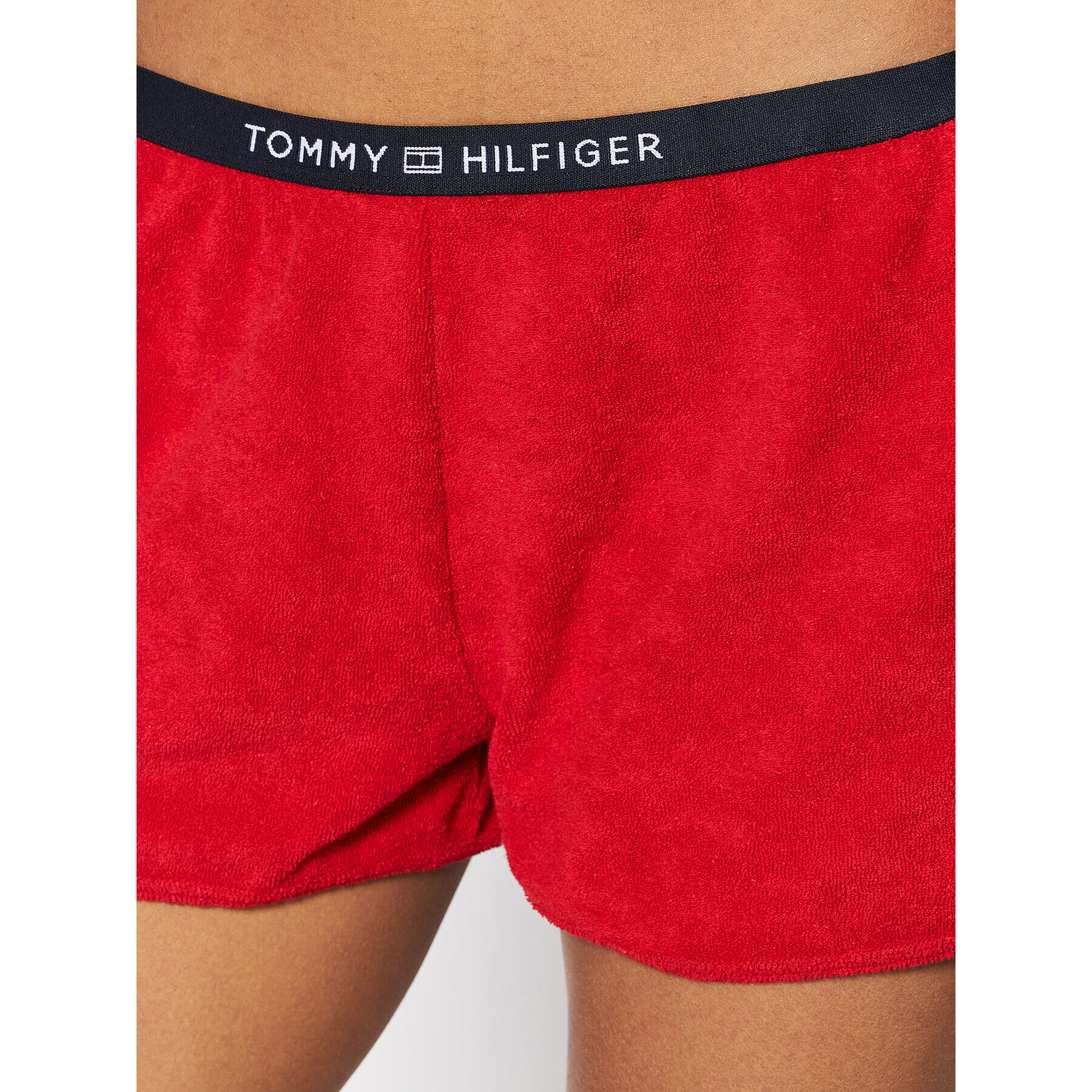 Tommy Hilfiger Pantaloni scurți de plajă UW0UW03788 Roșu Regular Fit - Pled.ro