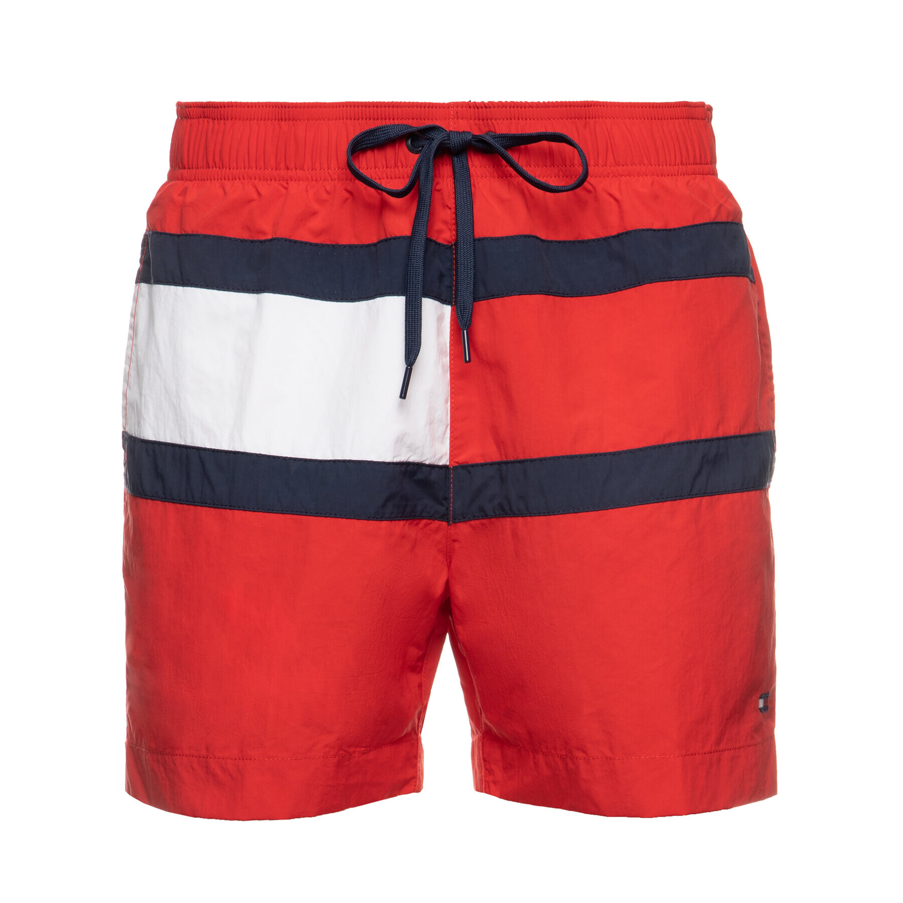 Tommy Hilfiger Pantaloni scurți pentru înot Medium Drawstring UM0UM01070 Roșu Regular Fit - Pled.ro