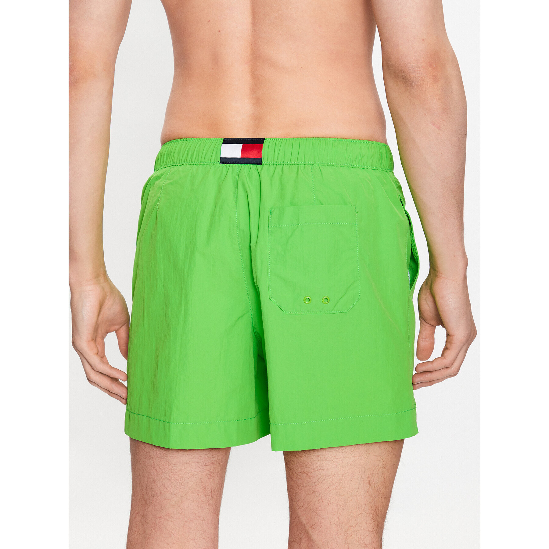 Tommy Hilfiger Pantaloni scurți pentru înot UM0UM02793 Verde Regular Fit - Pled.ro