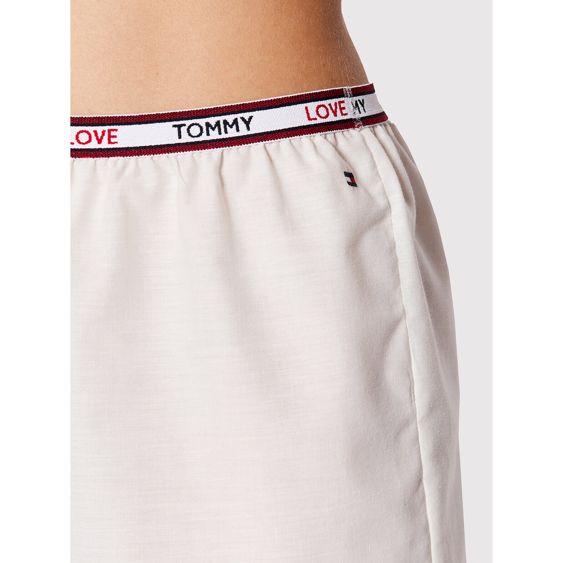 Tommy Hilfiger Pantaloni scurți pijama UW0UW03616 Bej Regular Fit - Pled.ro