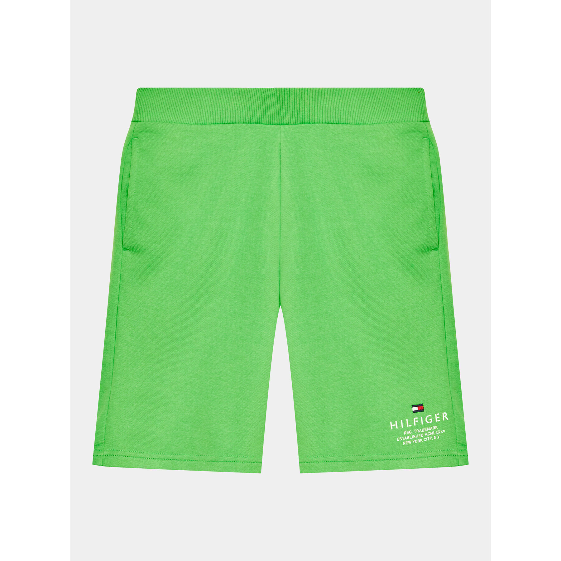 Tommy Hilfiger Pantaloni scurți sport KB0KB08115 D Verde Regular Fit - Pled.ro