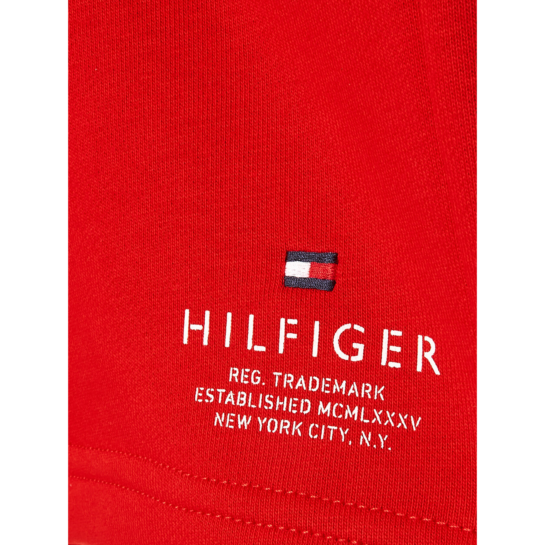 Tommy Hilfiger Pantaloni scurți sport KB0KB08115 M Roșu Regular Fit - Pled.ro