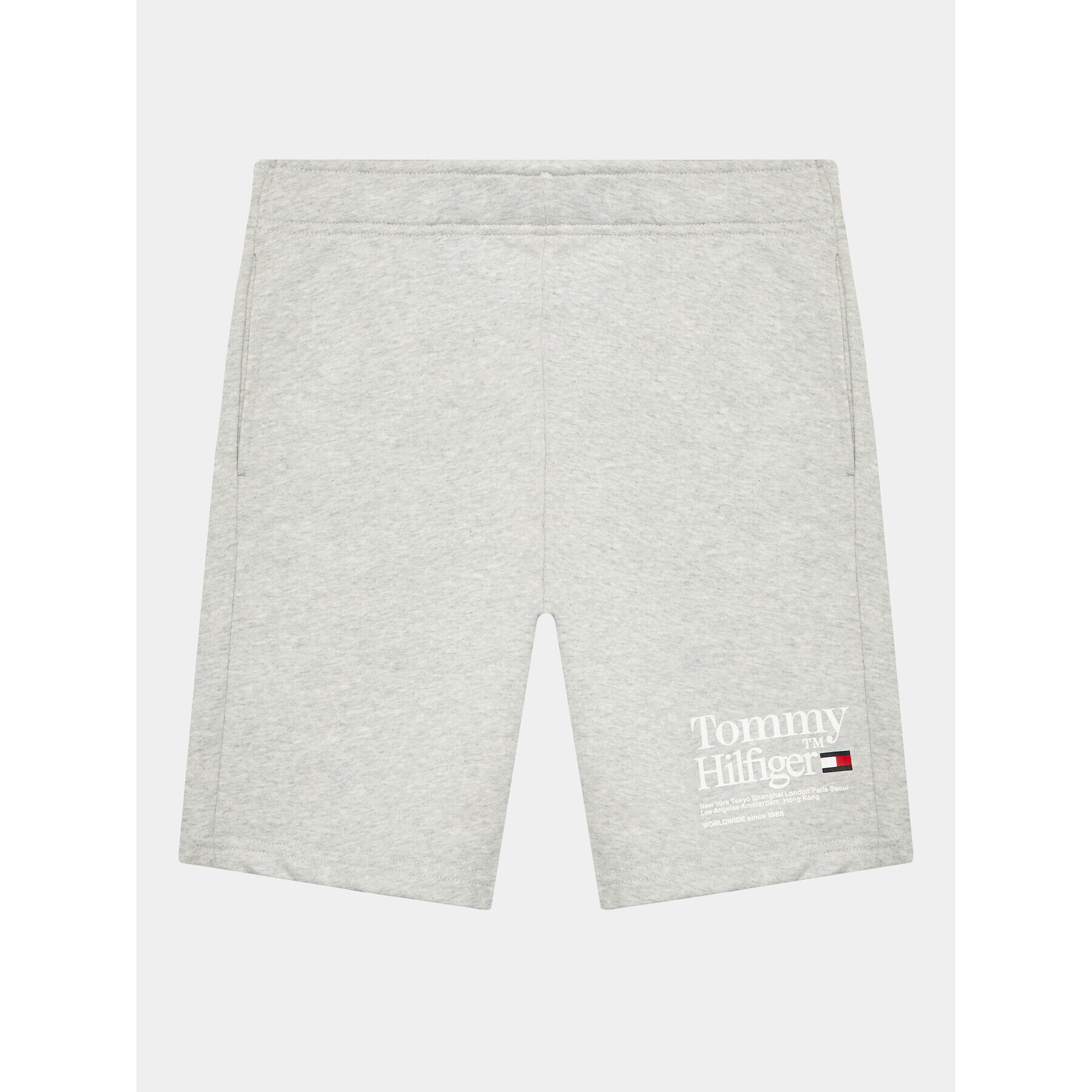 Tommy Hilfiger Pantaloni scurți sport KB0KB08119 D Gri Regular Fit - Pled.ro