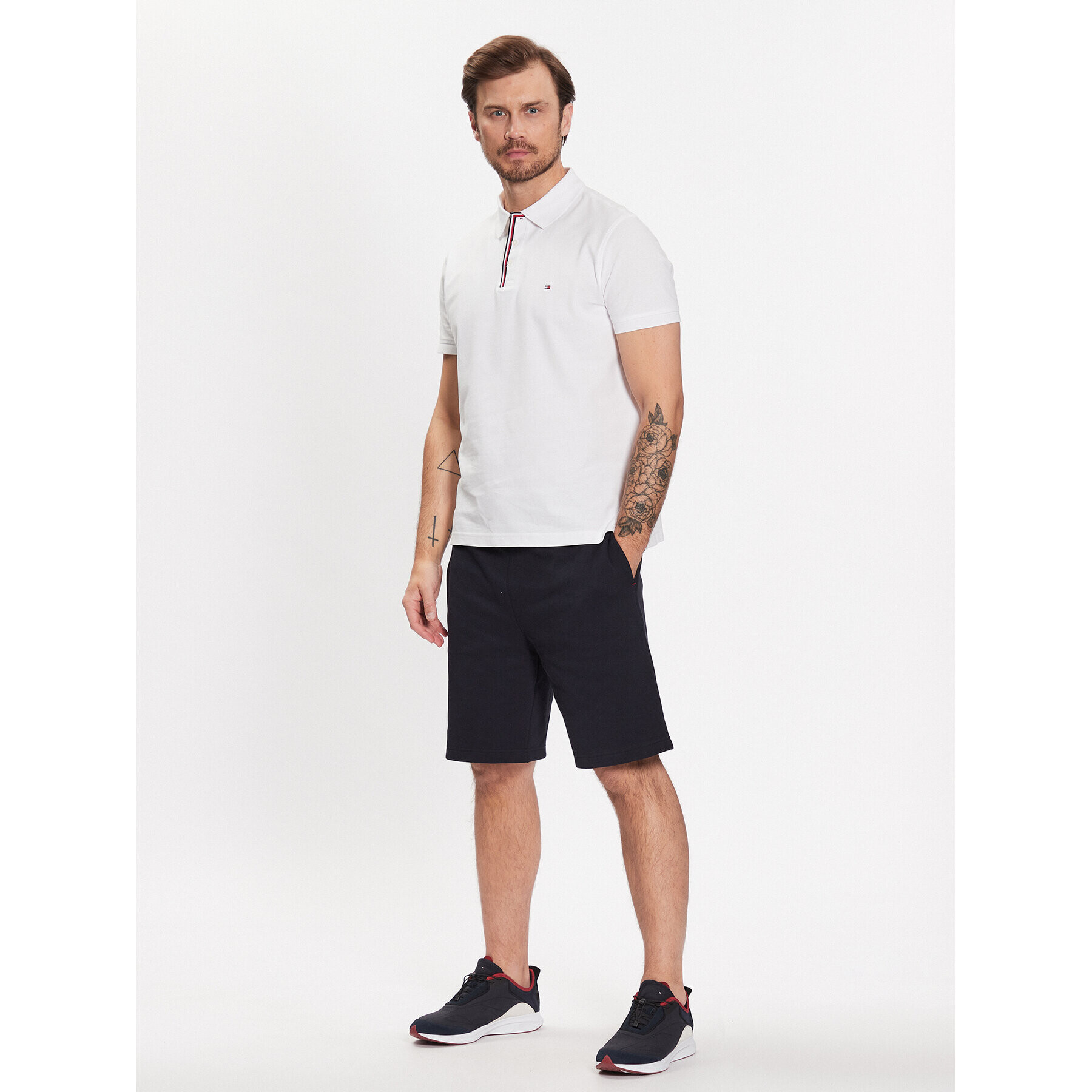 Tommy Hilfiger Pantaloni scurți sport UM0UM02876 Bleumarin Regular Fit - Pled.ro