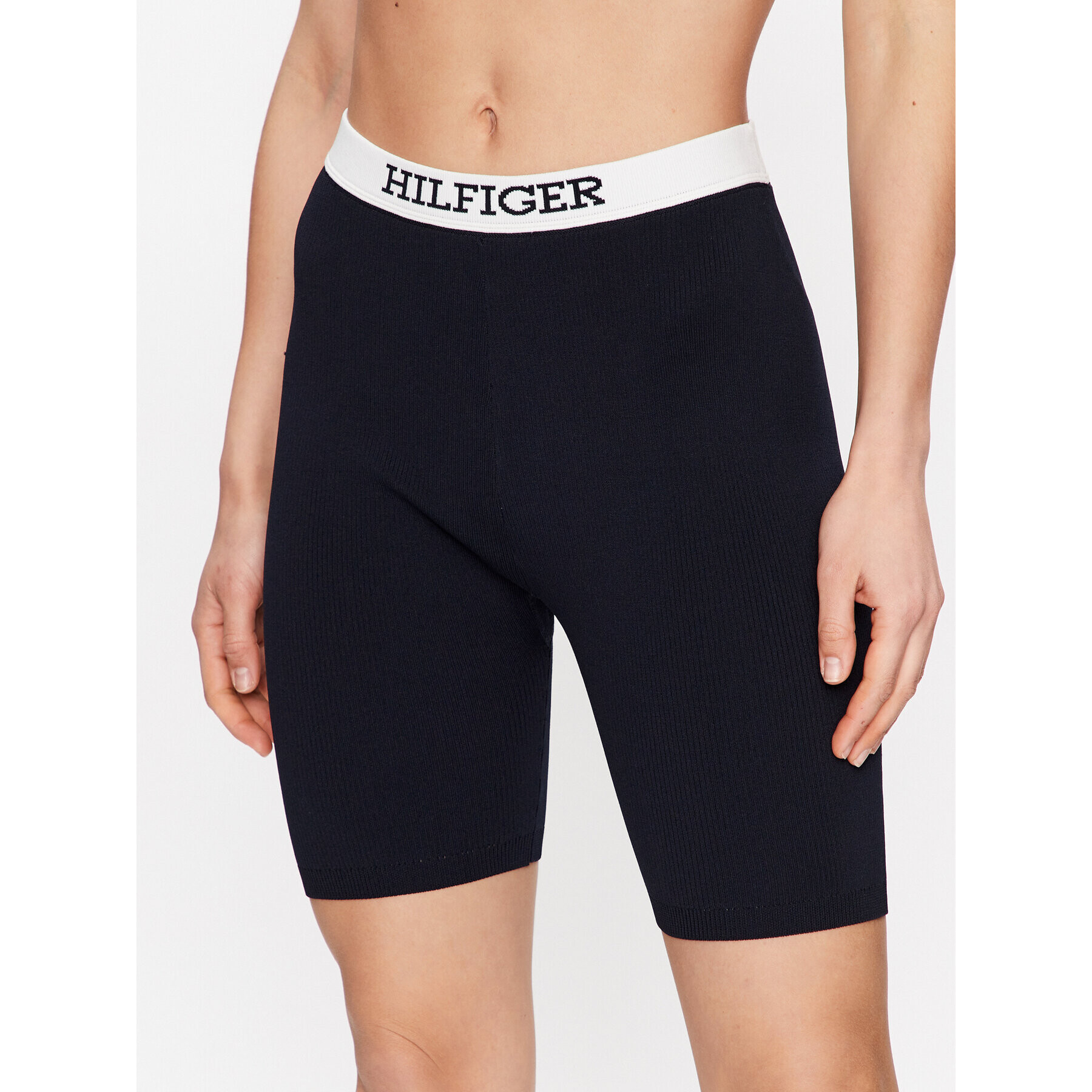 Tommy Hilfiger Pantaloni scurți sport WW0WW39090 Bleumarin Slim Fit - Pled.ro