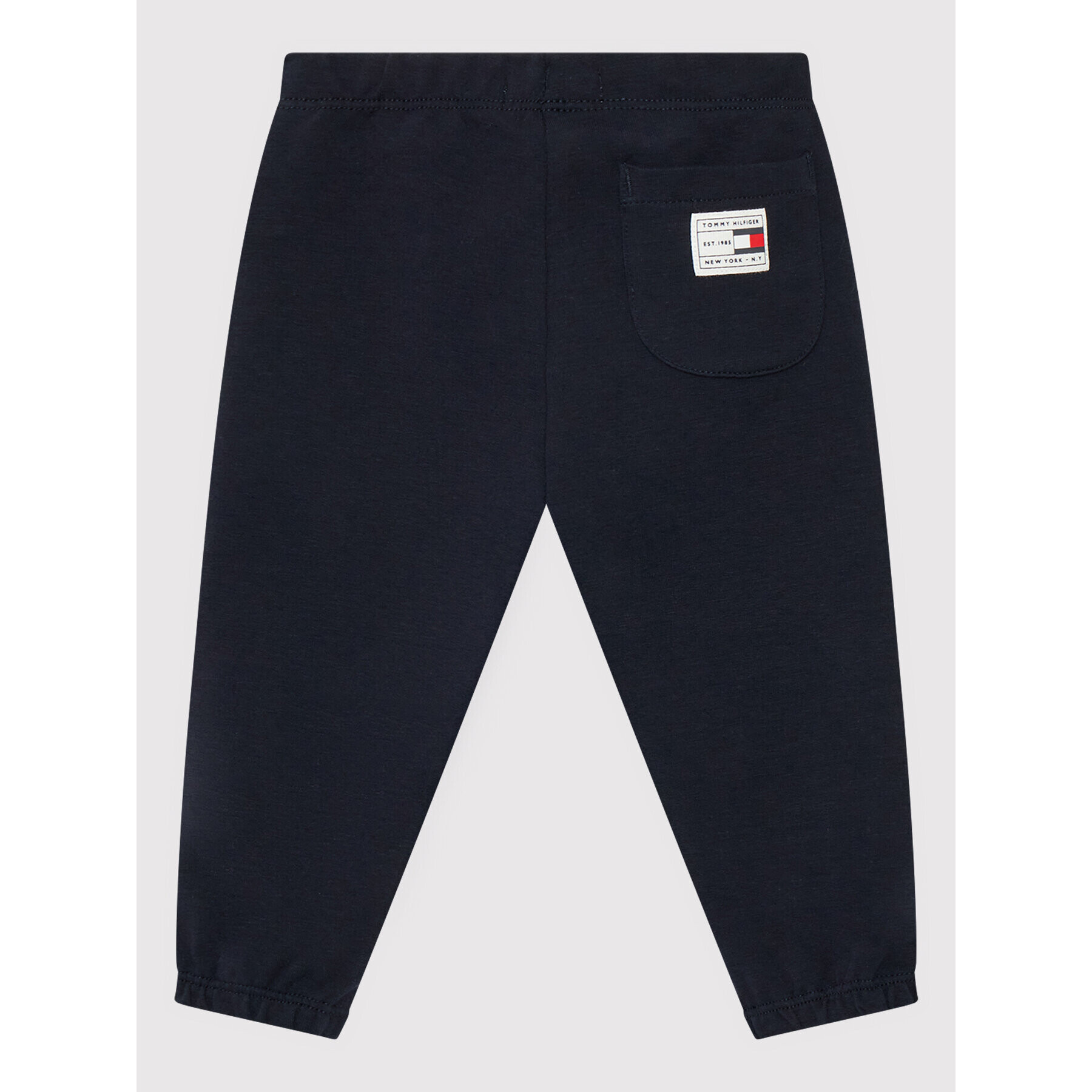 Tommy Hilfiger Pantaloni trening Baby Solid KN0KN01497 Negru Regular Fit - Pled.ro