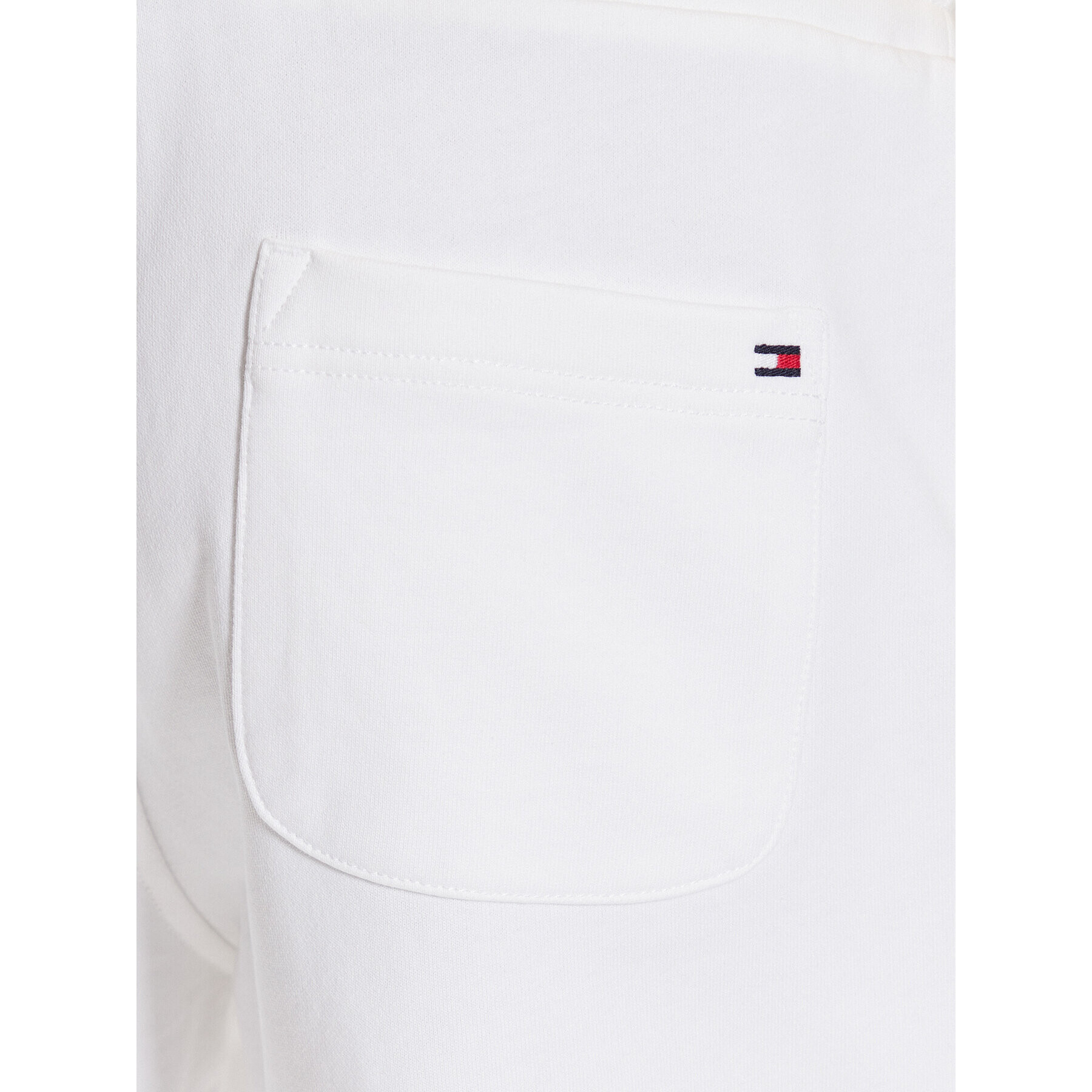 Tommy Hilfiger Pantaloni trening Basic Branded MW0MW08388 Alb Regular Fit - Pled.ro