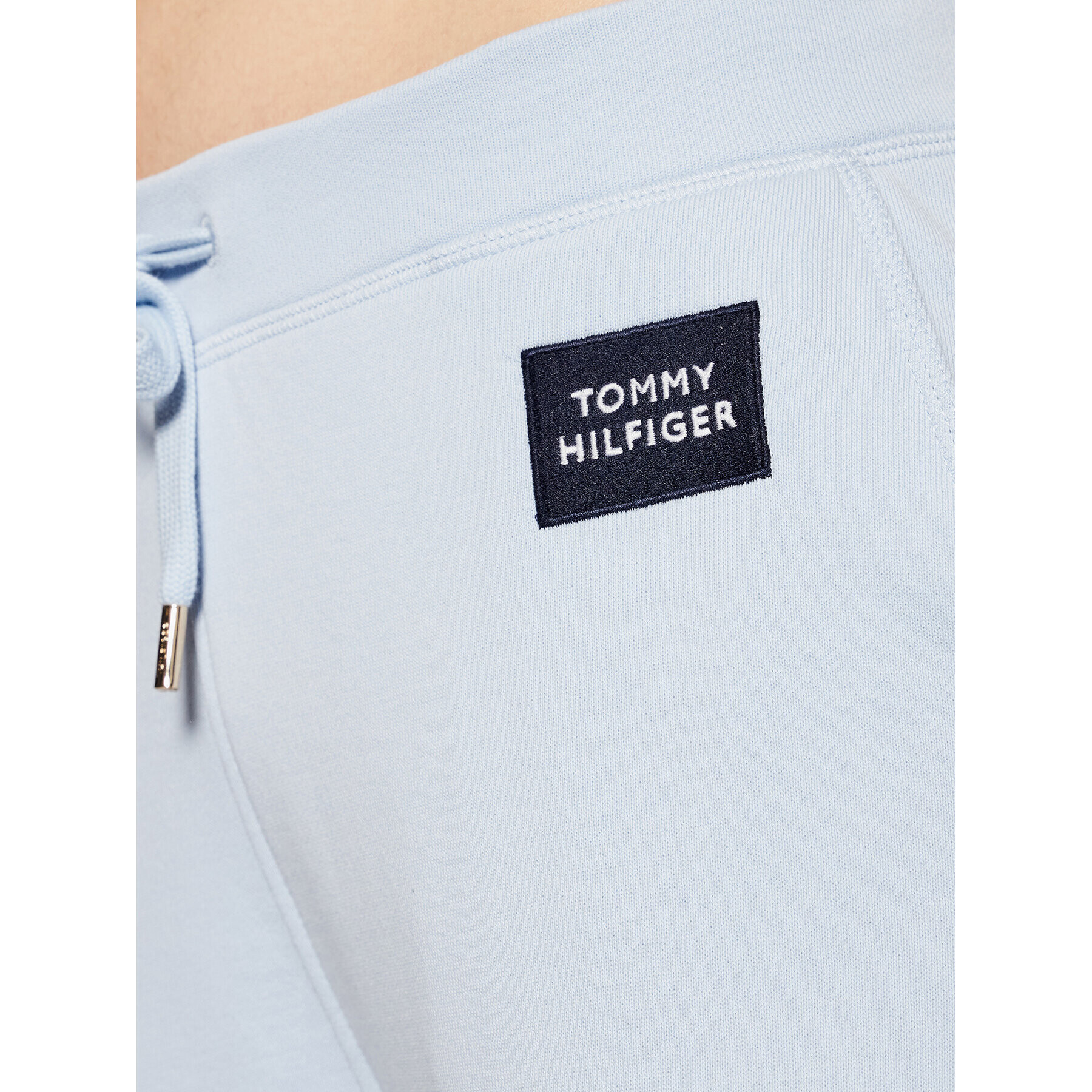 Tommy Hilfiger Pantaloni trening Box Sweatpant WW0WW30258 Albastru Regular Fit - Pled.ro