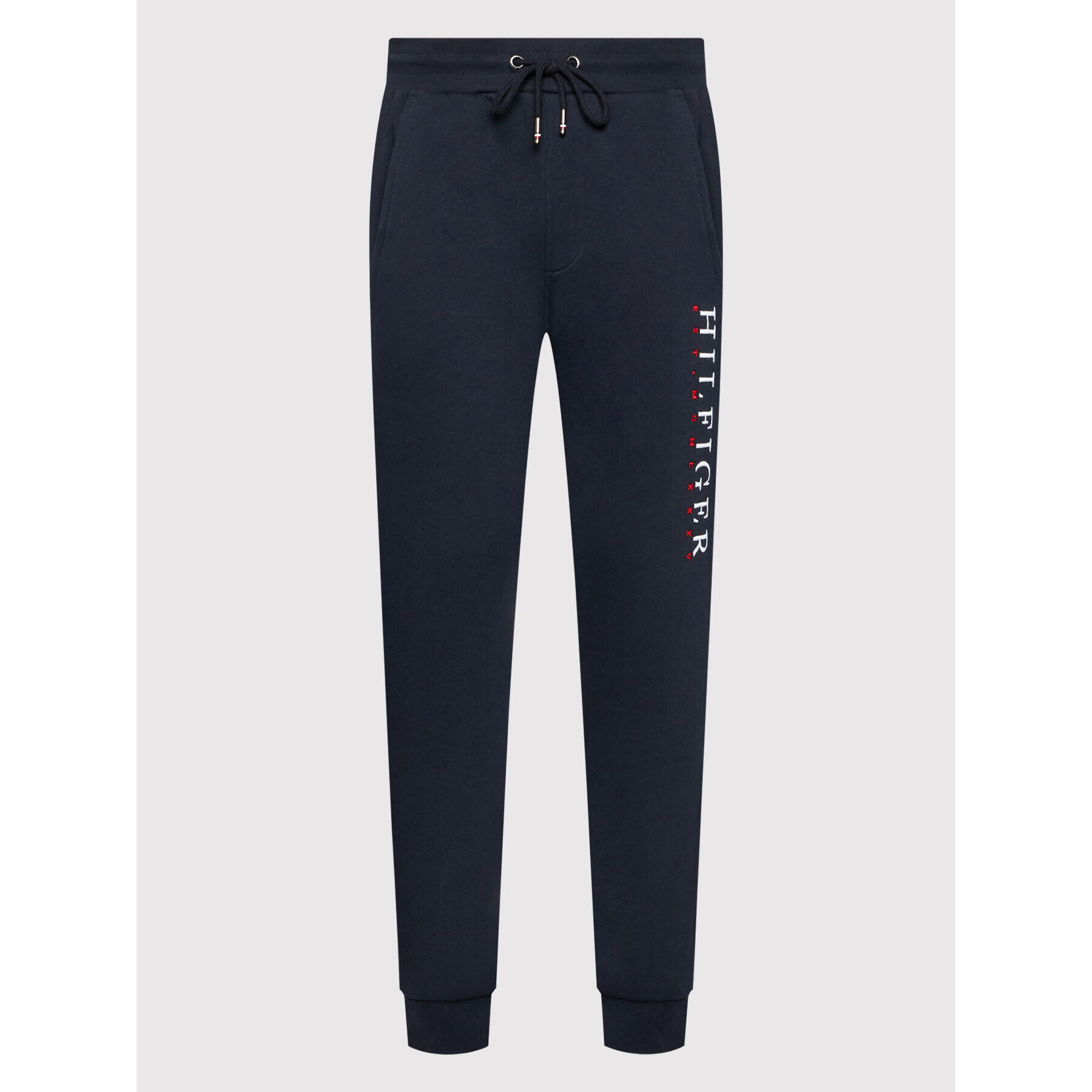 Tommy Hilfiger Pantaloni trening Corp Graphic MW0MW22205 Bleumarin Regular Fit - Pled.ro